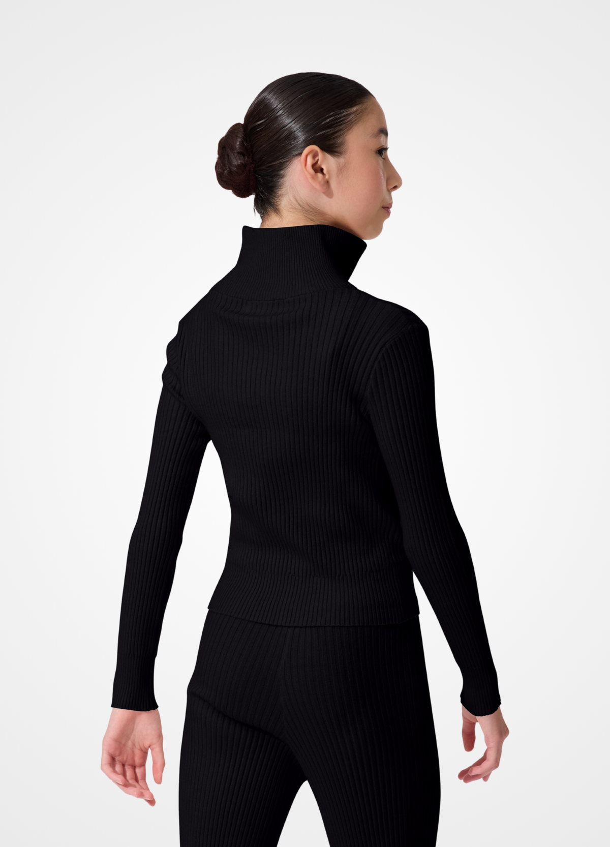 Blusa de Tricô com Zíper