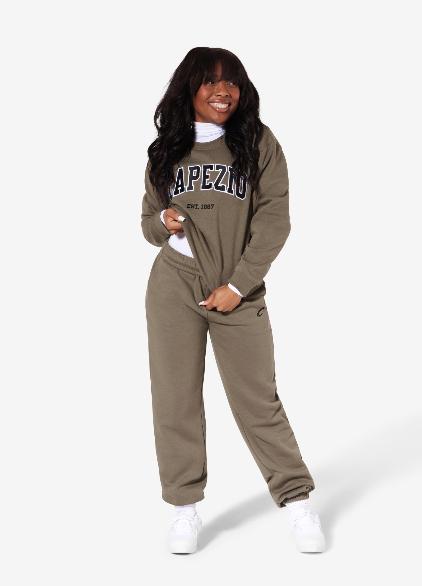 Calça Moletom Capezio - Oliva-Calça-Capezio-Brasil