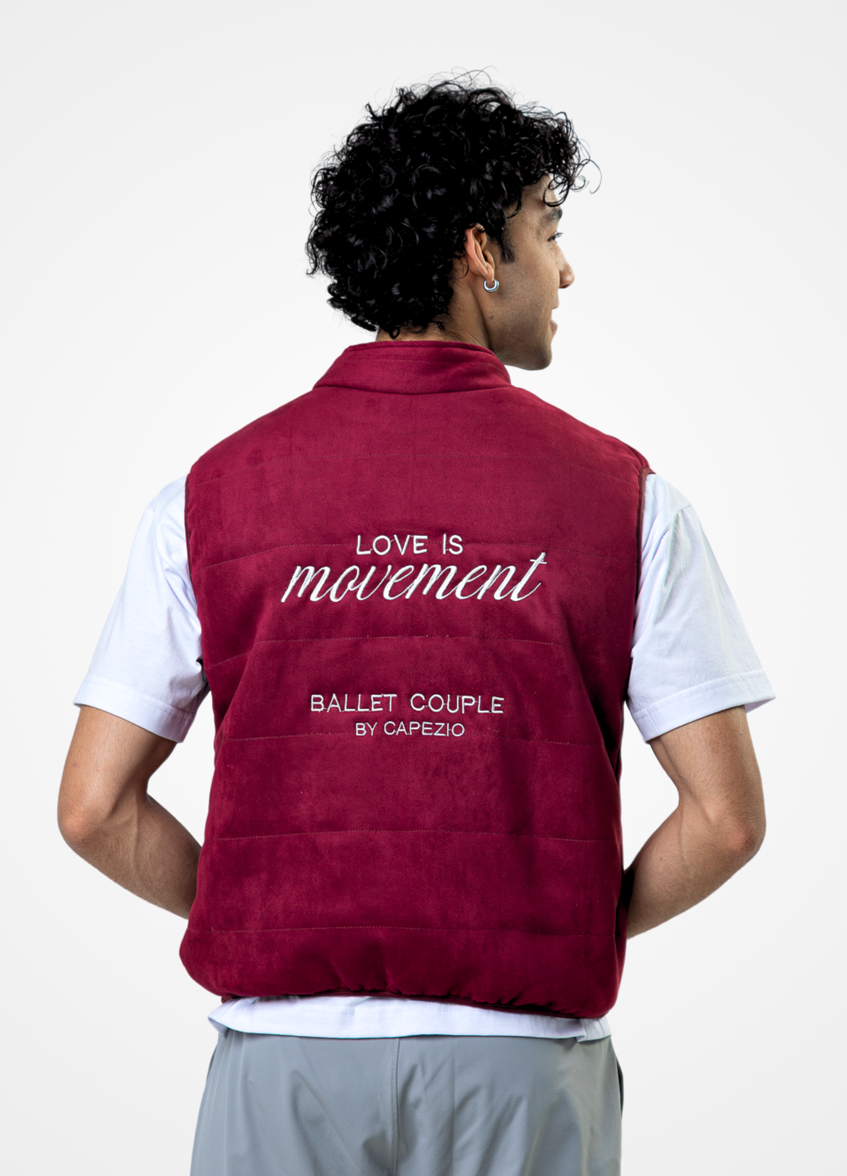 Colete Ballet Couple - Marsala-Vestuário-Capezio-Brasil