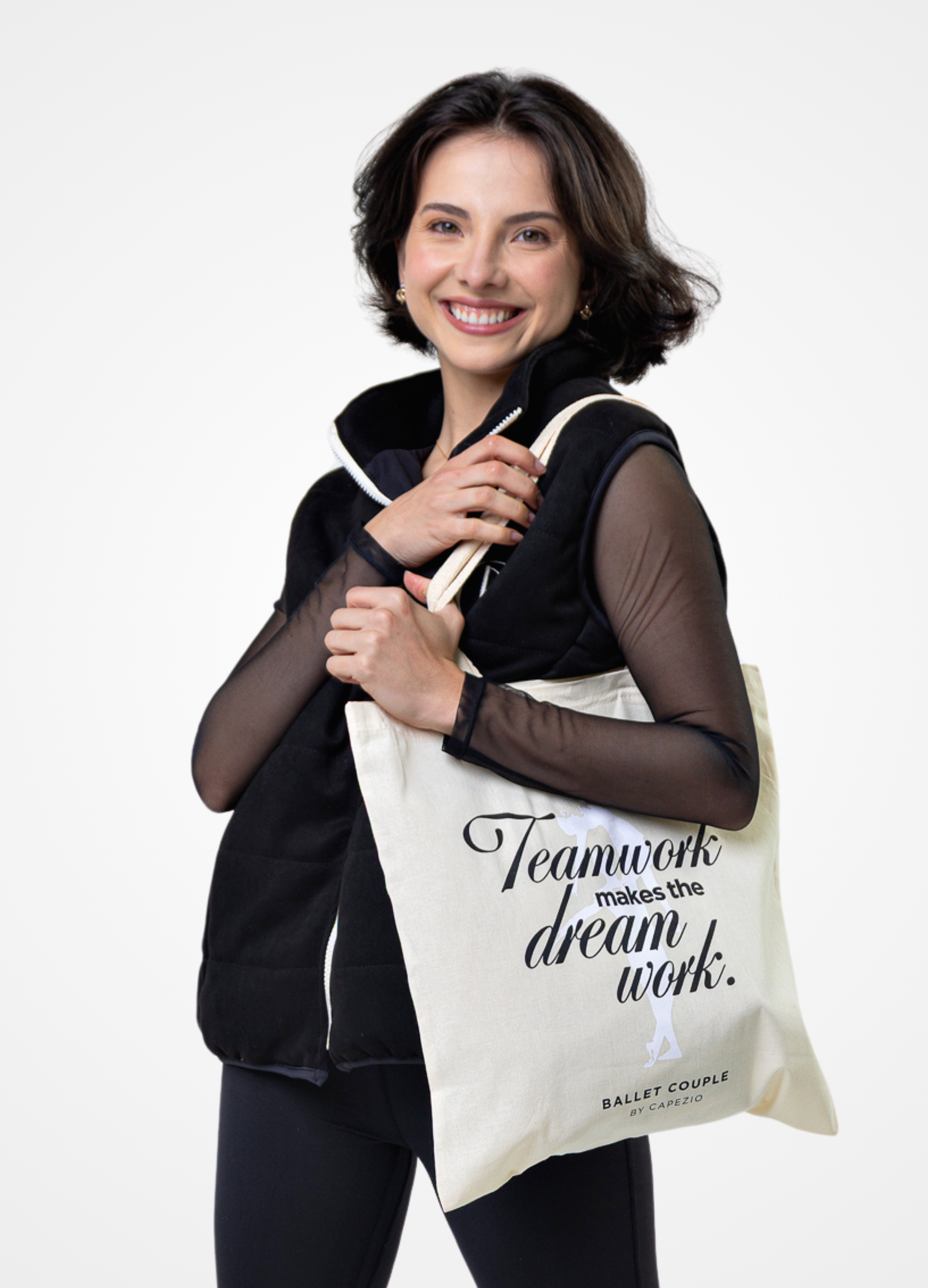 Colete Ballet Couple - Preto-Vestuário-Capezio-Brasil