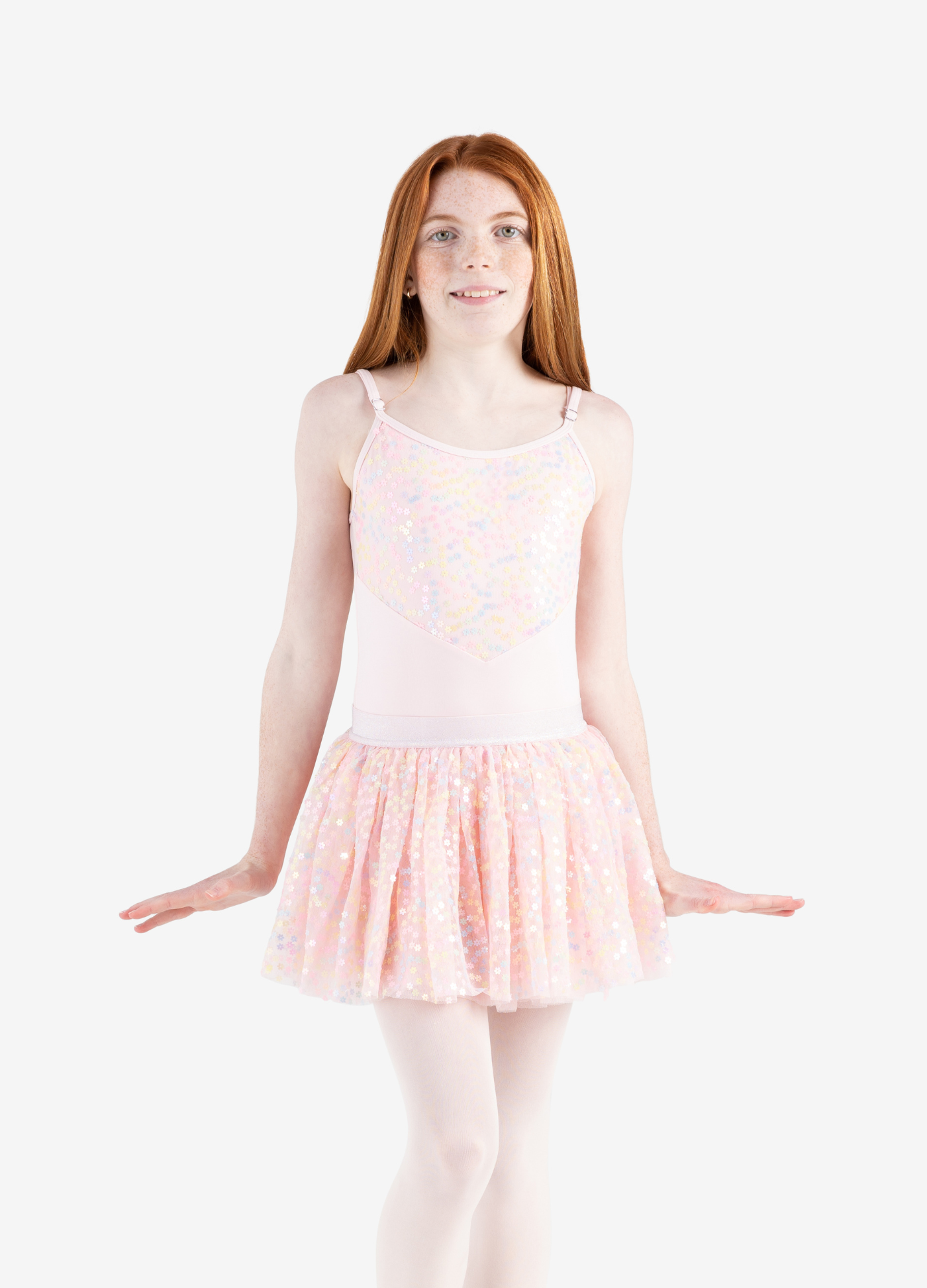 Glimmer Tutu Skirt - Rosa-Capezio-Brasil