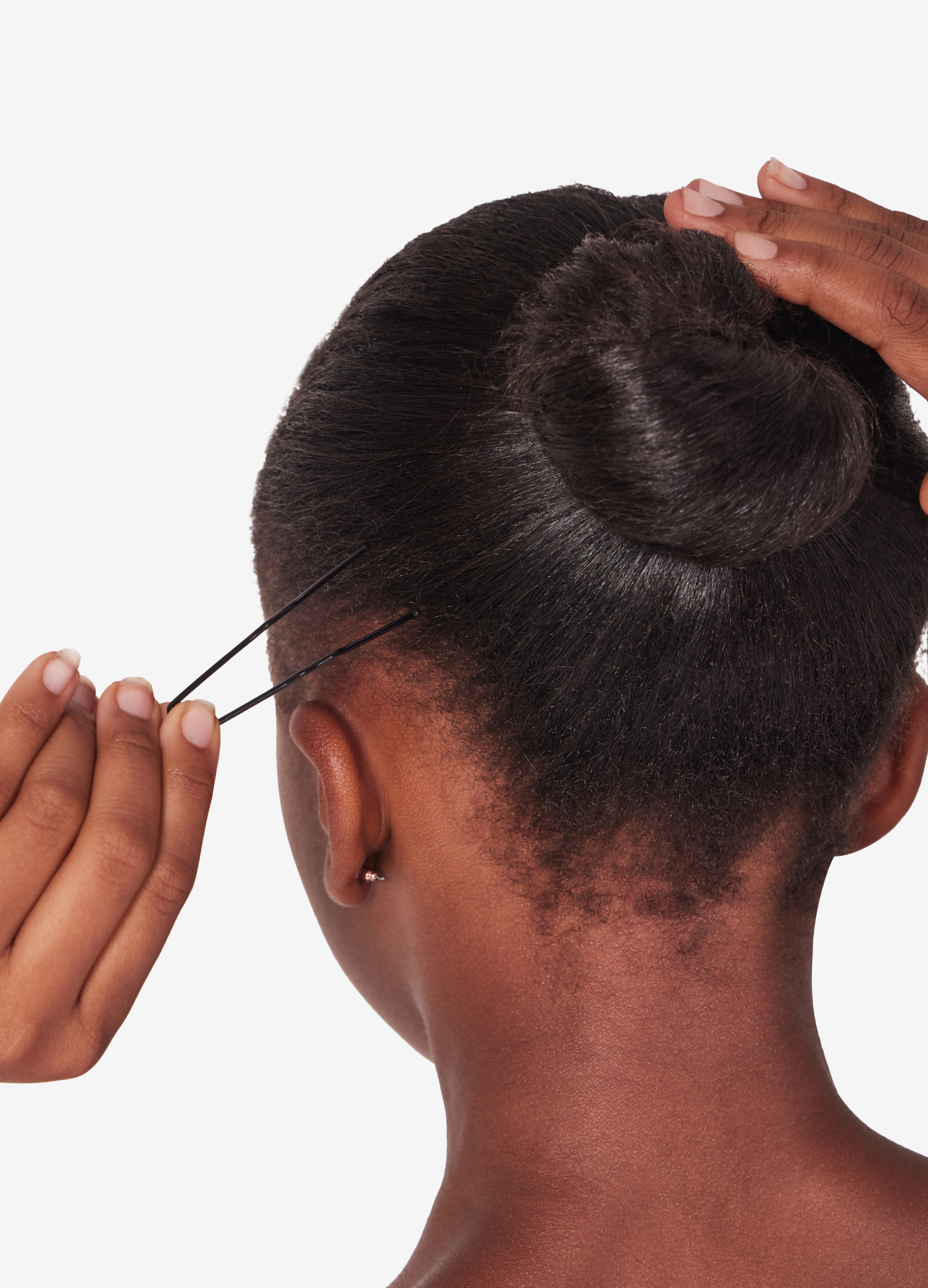 Grampo de Cabelo 3" - Preto-Capezio-Brasil