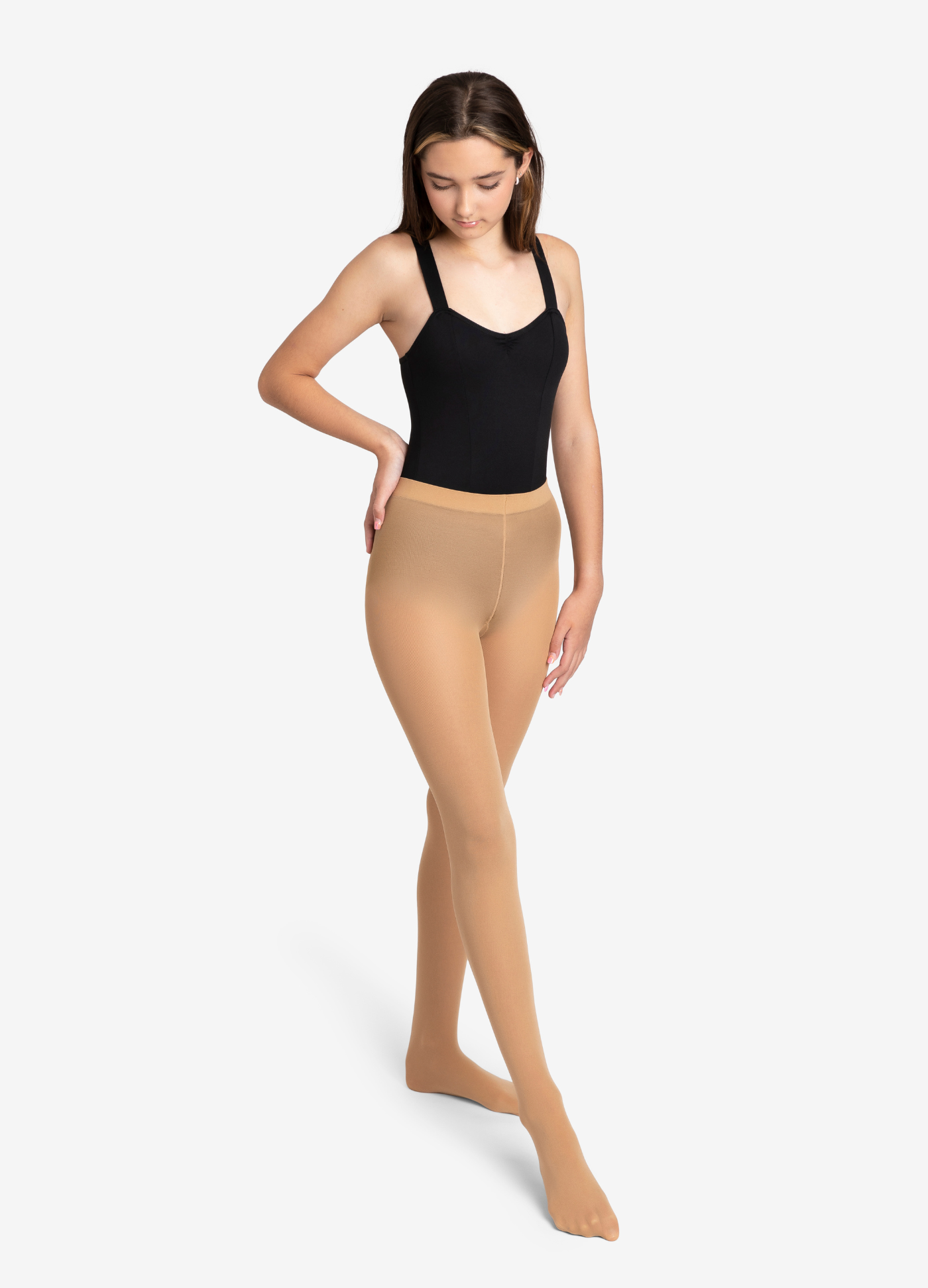 Meia-calça Transition Caramel-Capezio-Brasil