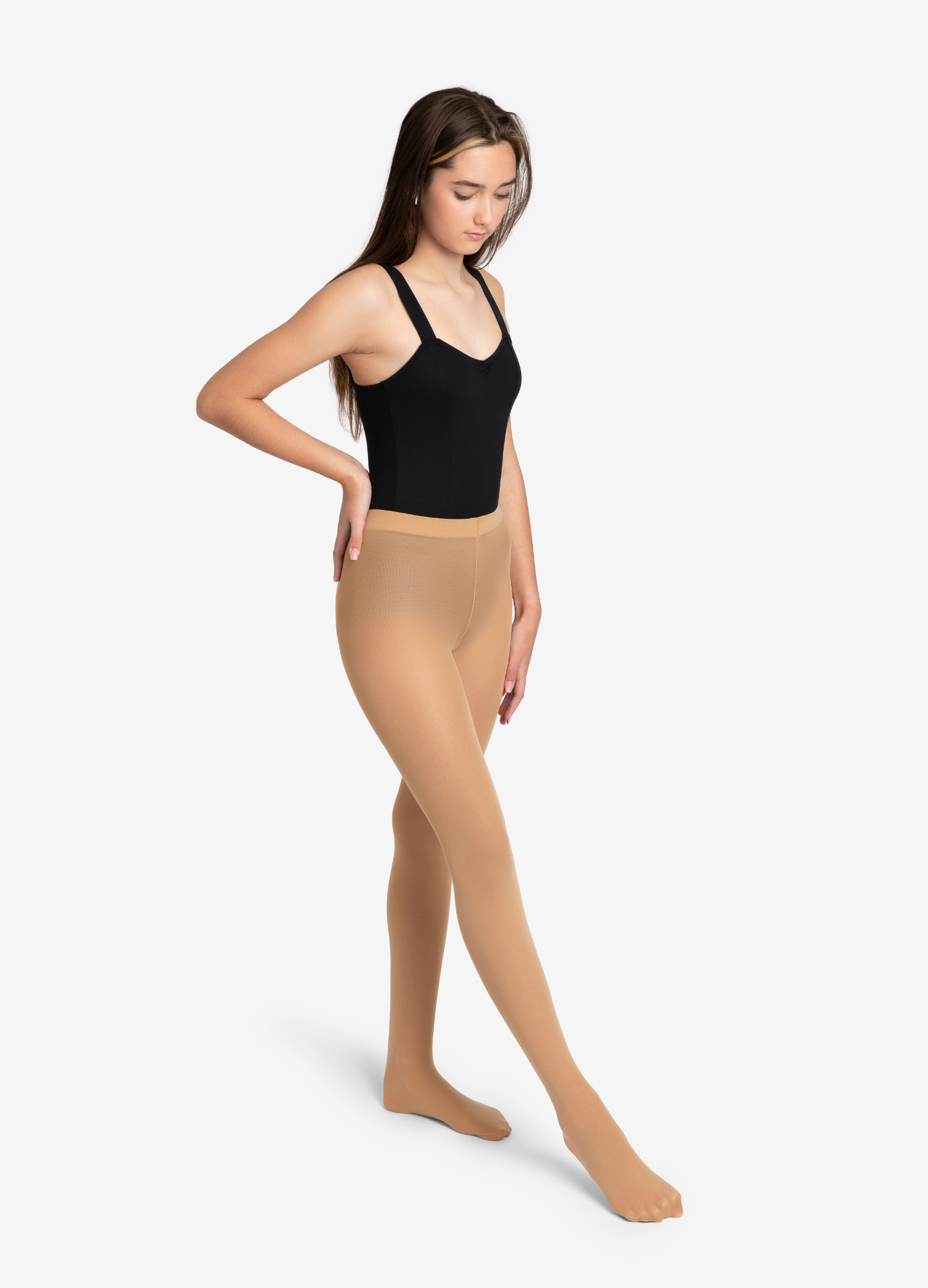 Meia-calça Transition Caramel-Capezio-Brasil