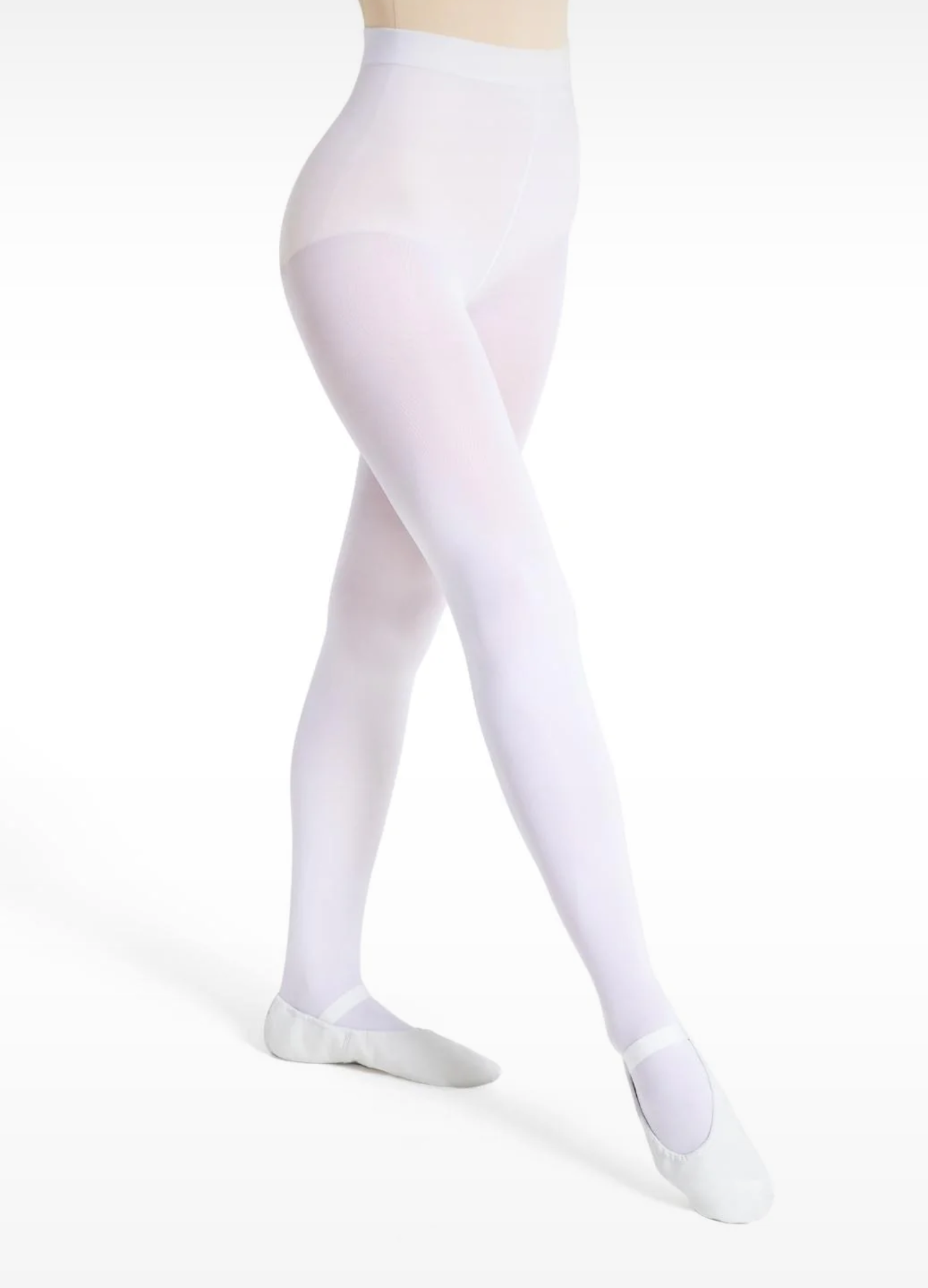 Meia-calça Ultra Soft Transition® - Branco-Vestuário-Capezio-Brasil