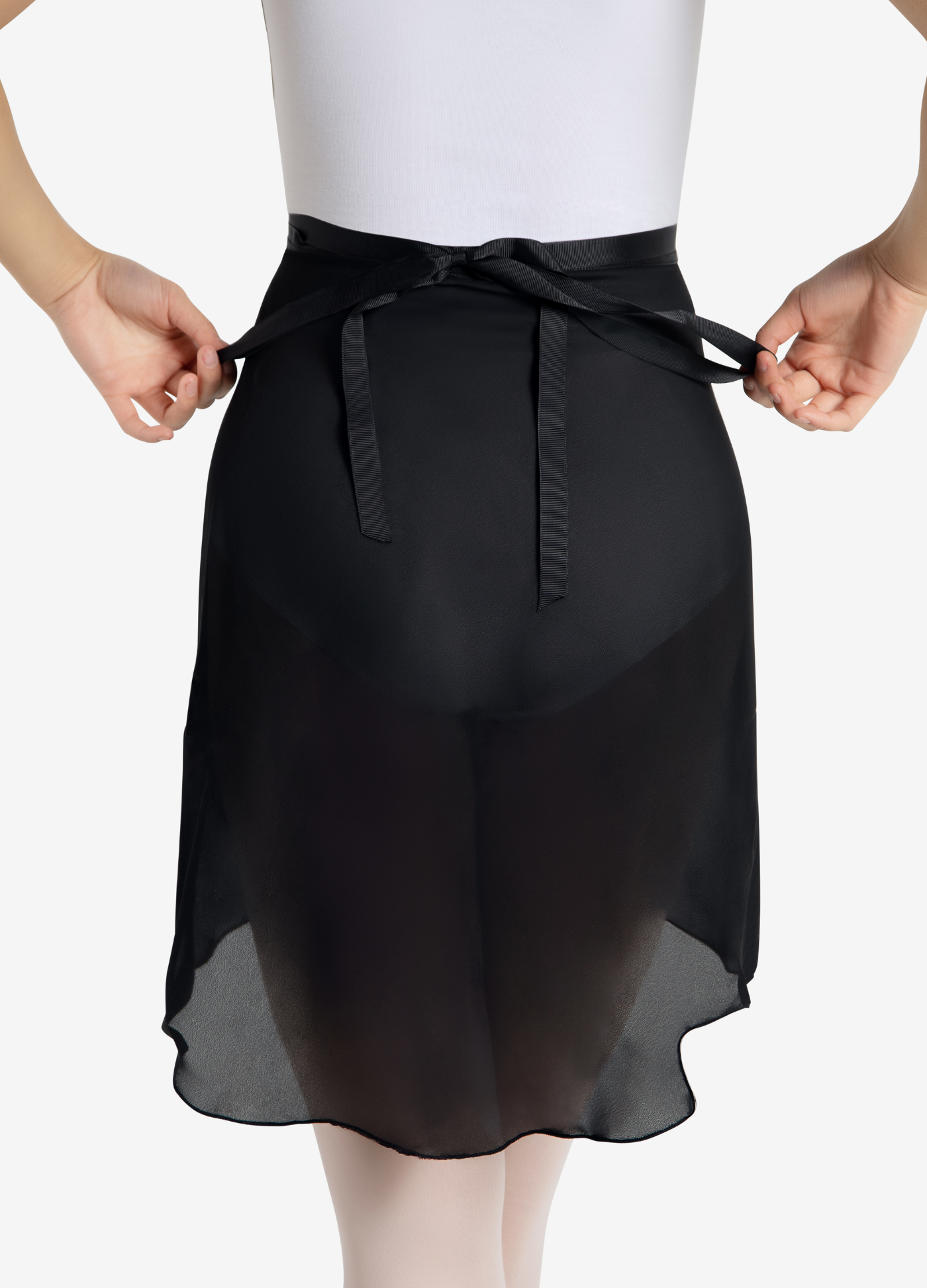 Saia Transpassada Georgette-Vestuário-Capezio-Brasil