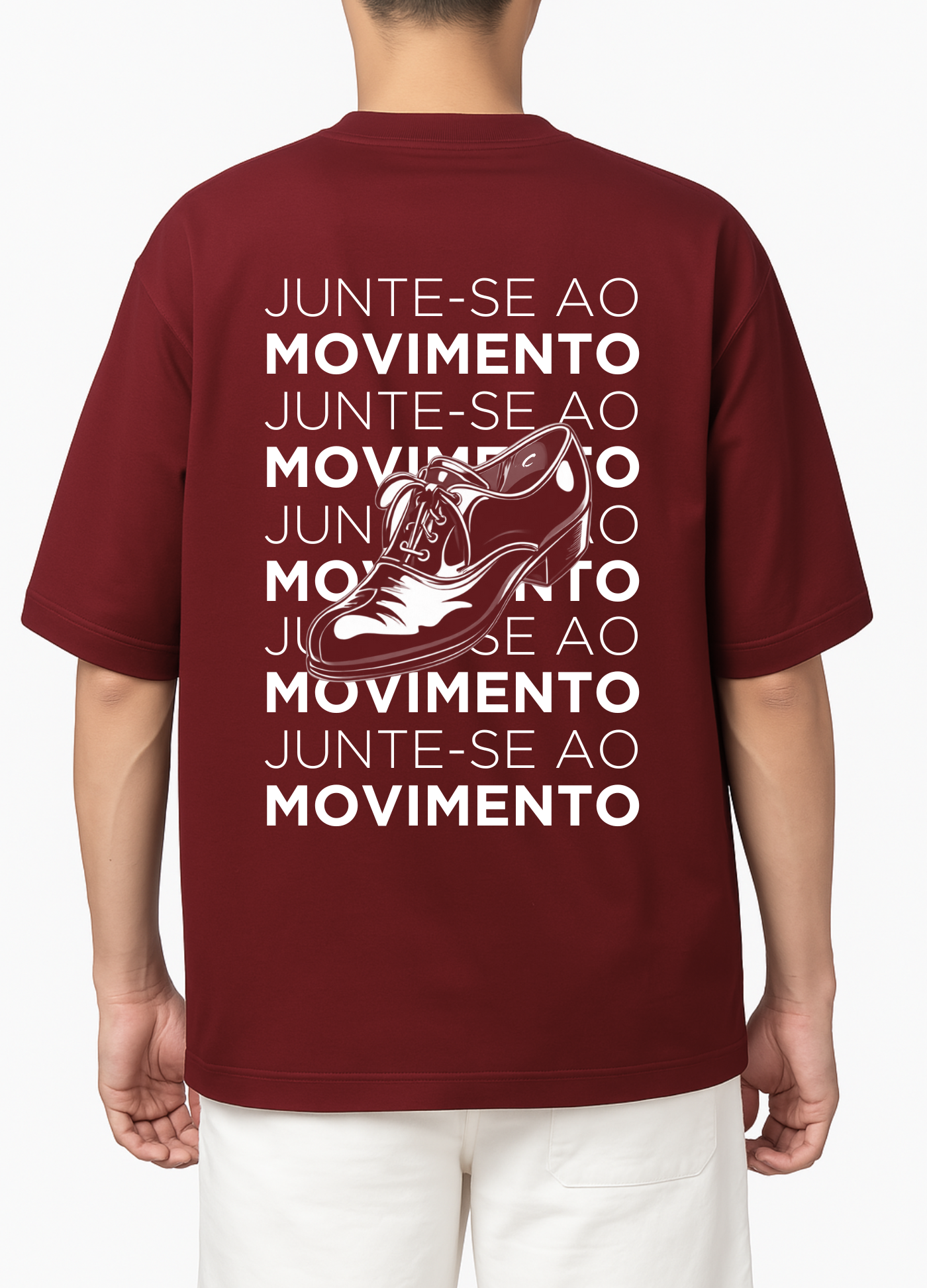 TAP CPZ - CAMISETA OVERSIZED - BORDÔ-Capezio-Brasil