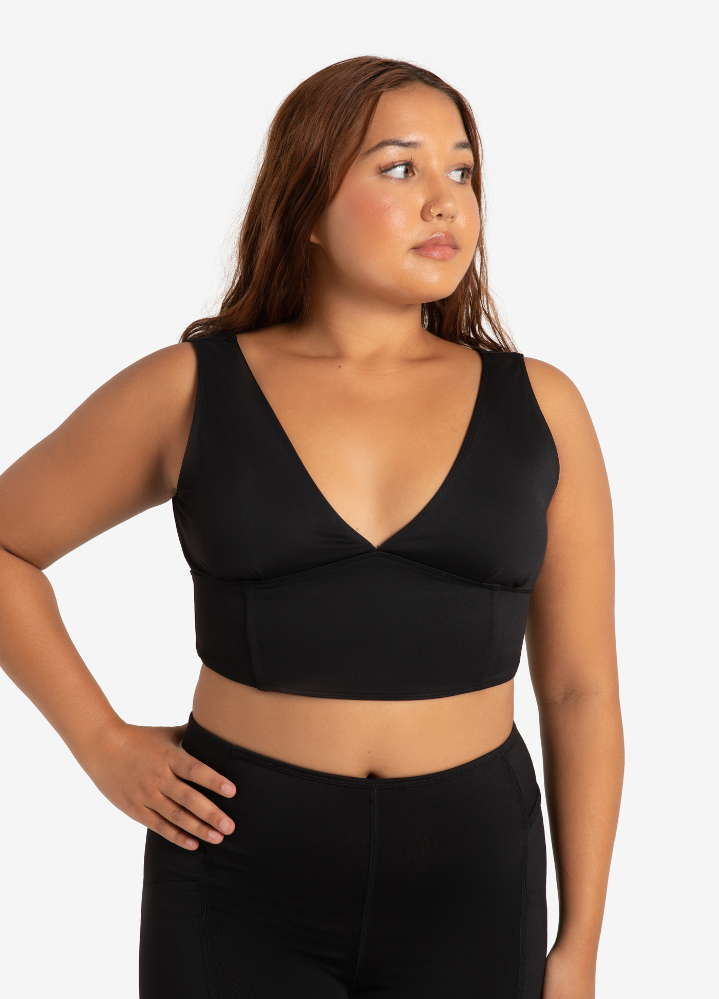 Top Bra Tank Goddess Sculpt - BLK-Capezio-Brasil