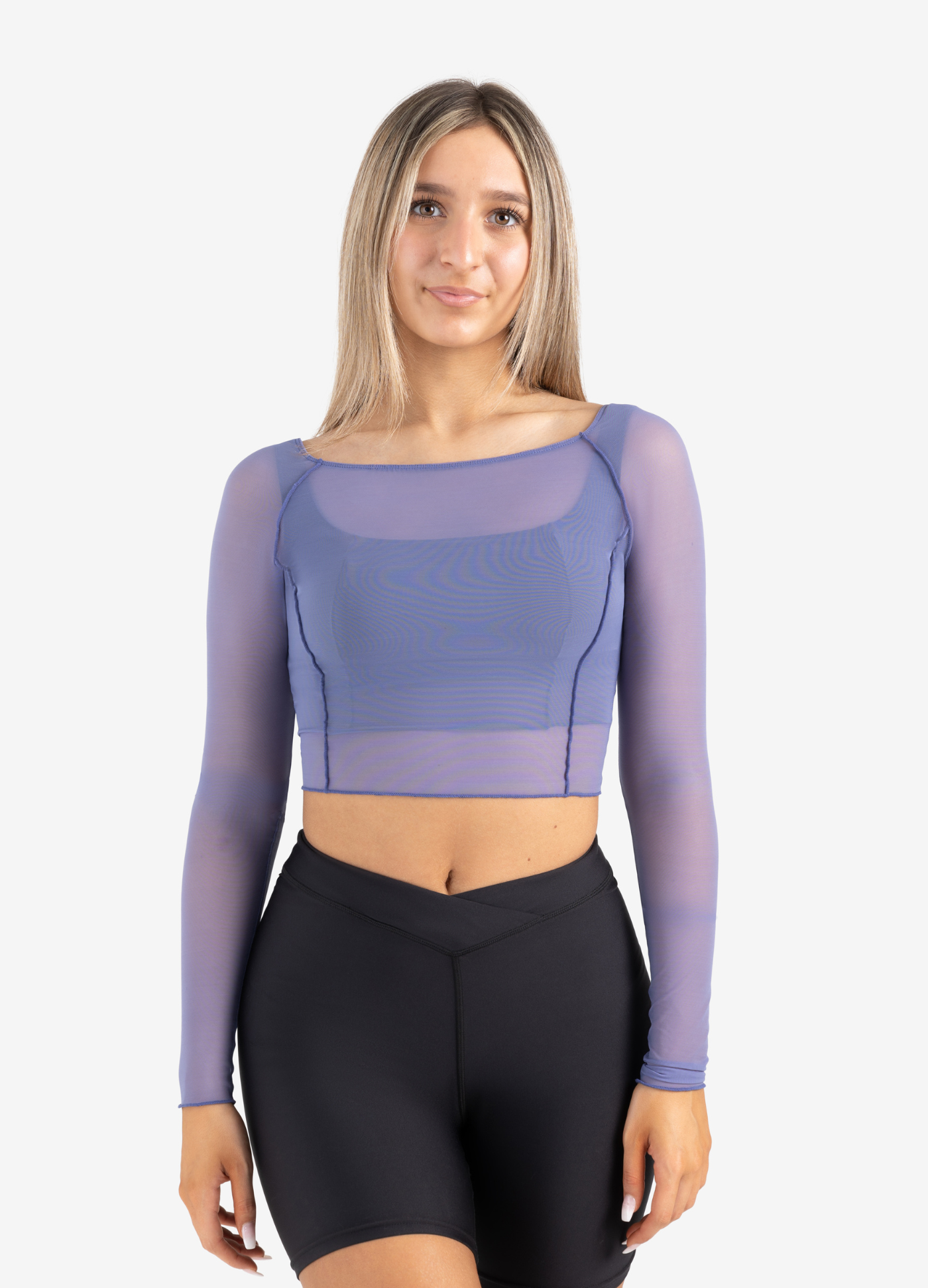 Top Manga Longa Dusk - Azul-Capezio-Brasil