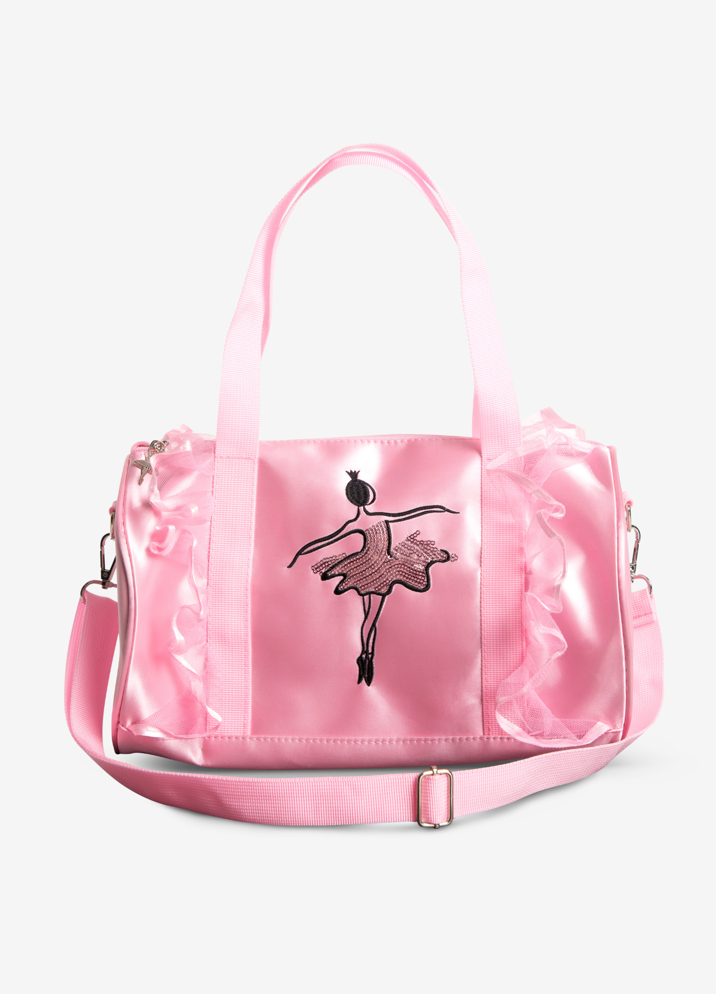 Bolsa Bailarina com Lantejoulas-FORVM COMERCIO EXTERIOR LTDA EPP-ONE-PINK-Capezio Brazil