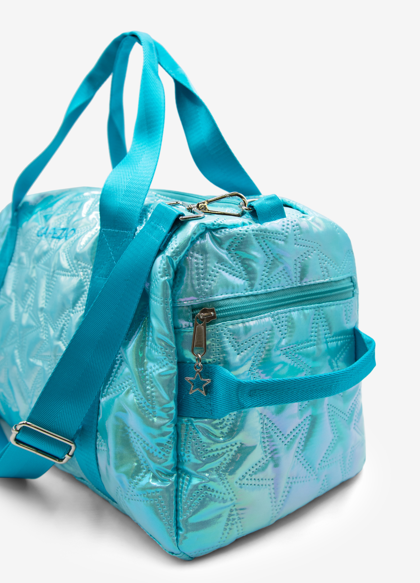 BOLSA METALLIC STAR - Azul-Acessórios-FORVM COMERCIO EXTERIOR LTDA EPP-Capezio Brazil