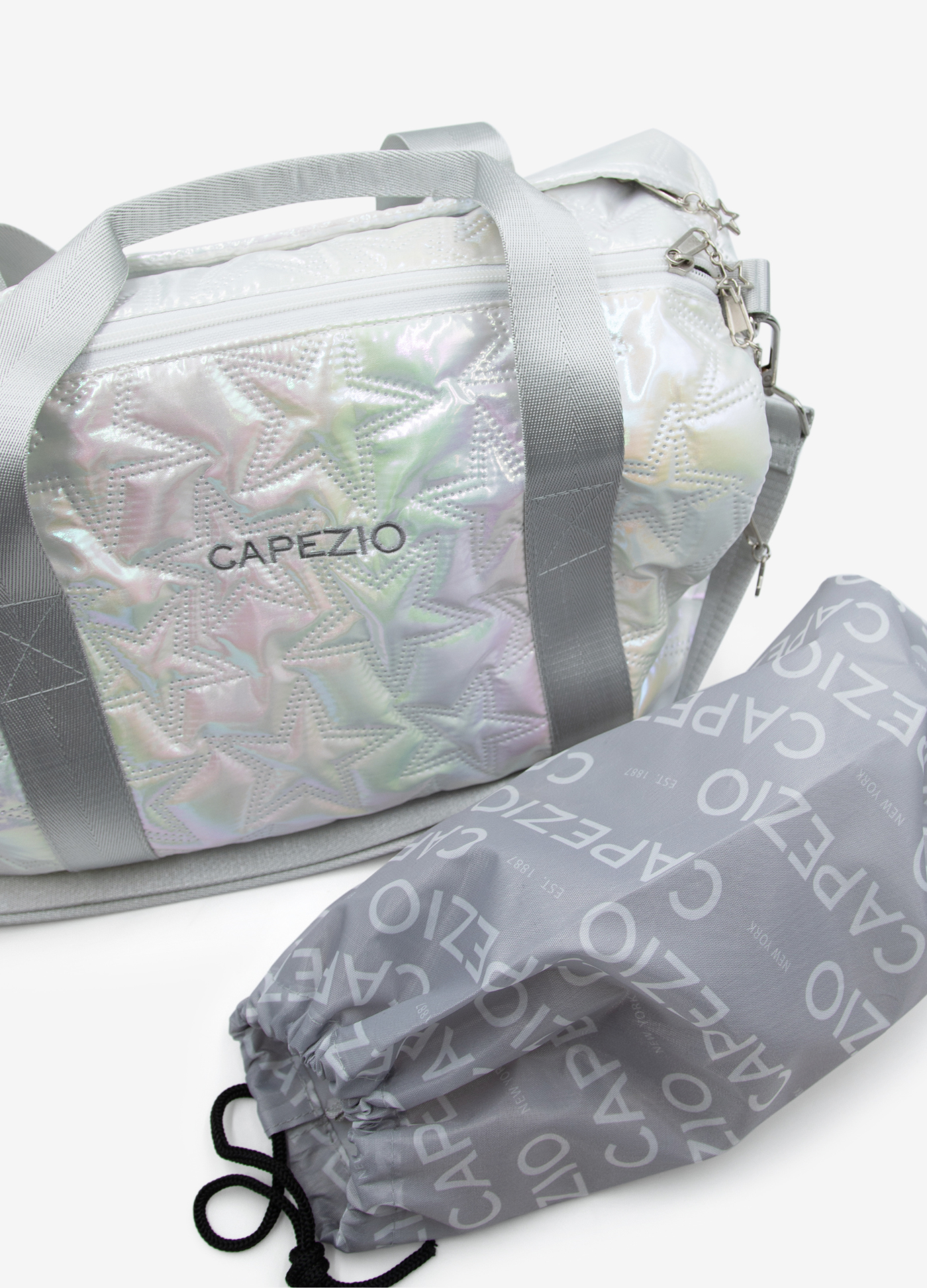 BOLSA METALLIC STAR - Prata-Acessórios-FORVM COMERCIO EXTERIOR LTDA EPP-Capezio Brazil