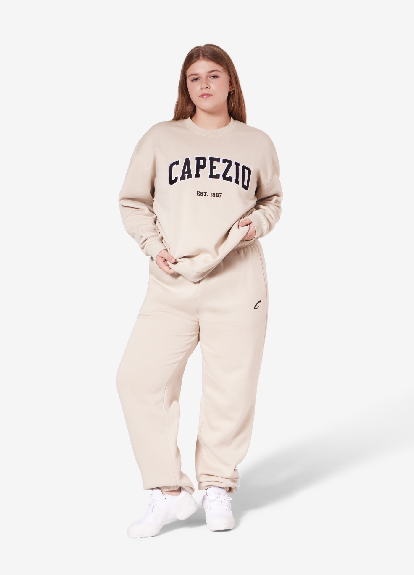 Calça Moletom Capezio - Bege-FORVM COMERCIO EXTERIOR LTDA EPP-Capezio Brazil