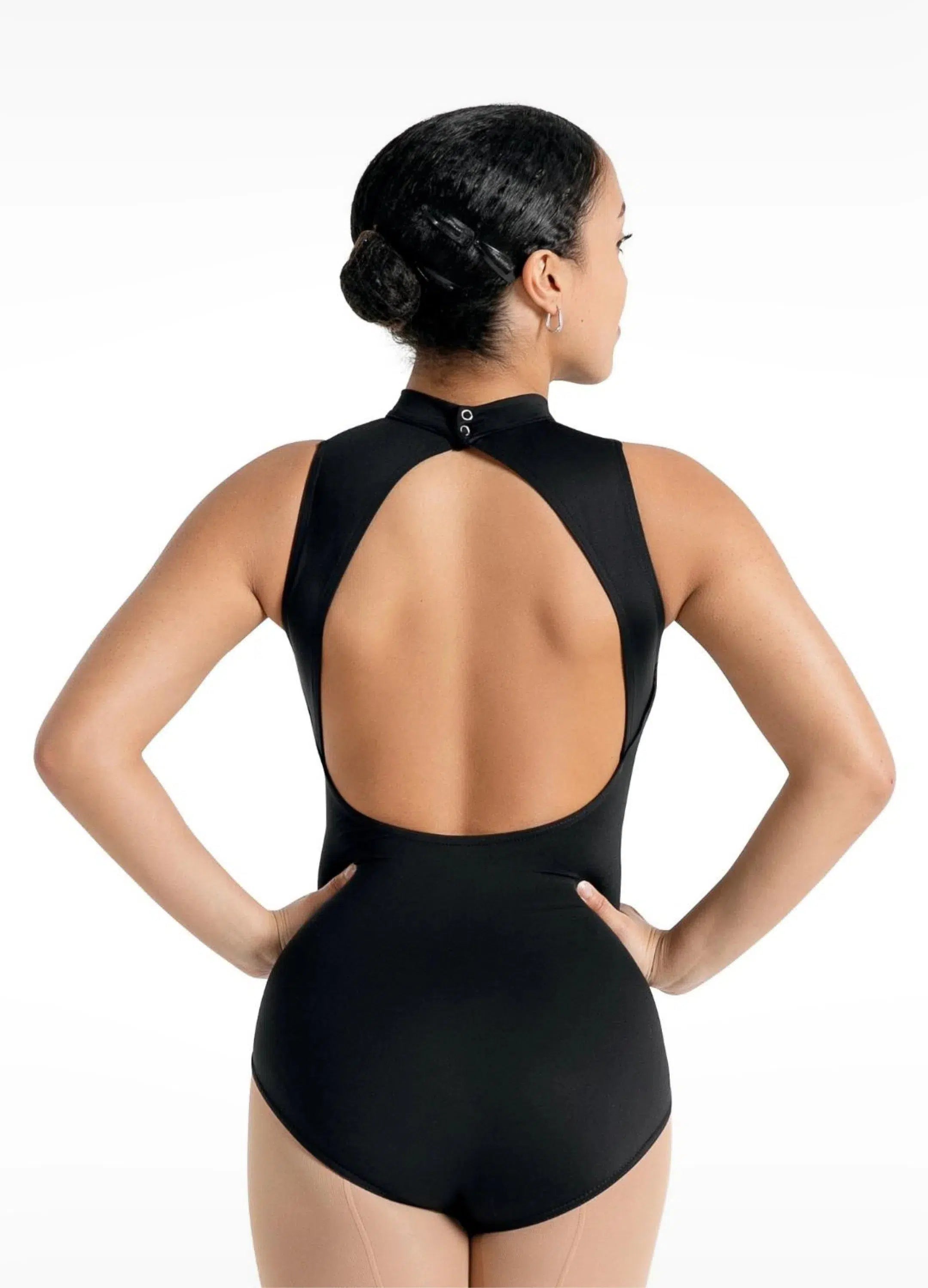 Collant Gola Alta - Preto-Vestuário-capezio1887-Capezio Brazil