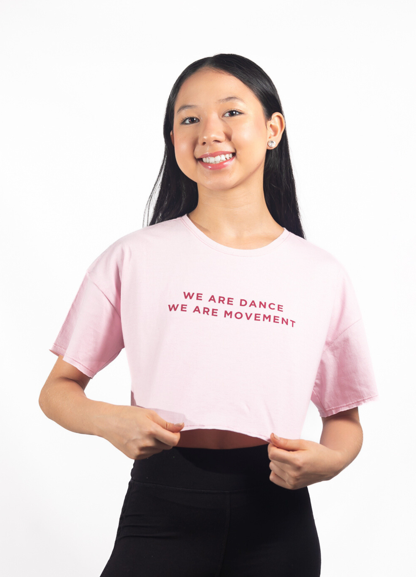 Cropped We Are Movement - Pink-DIMENSAO INDUSTRIA DO VESTUARIO LTDA-Capezio Brazil