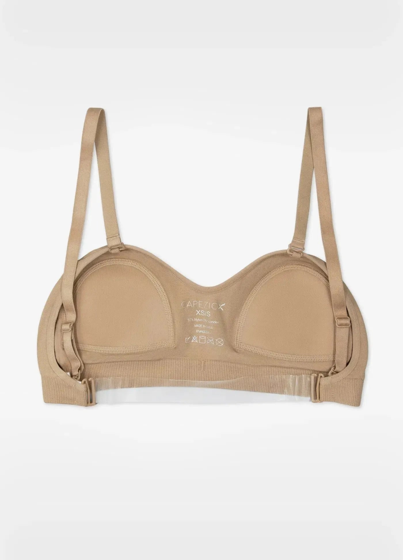 Top - Clear Back Bege-capezio1887-Capezio Brazil