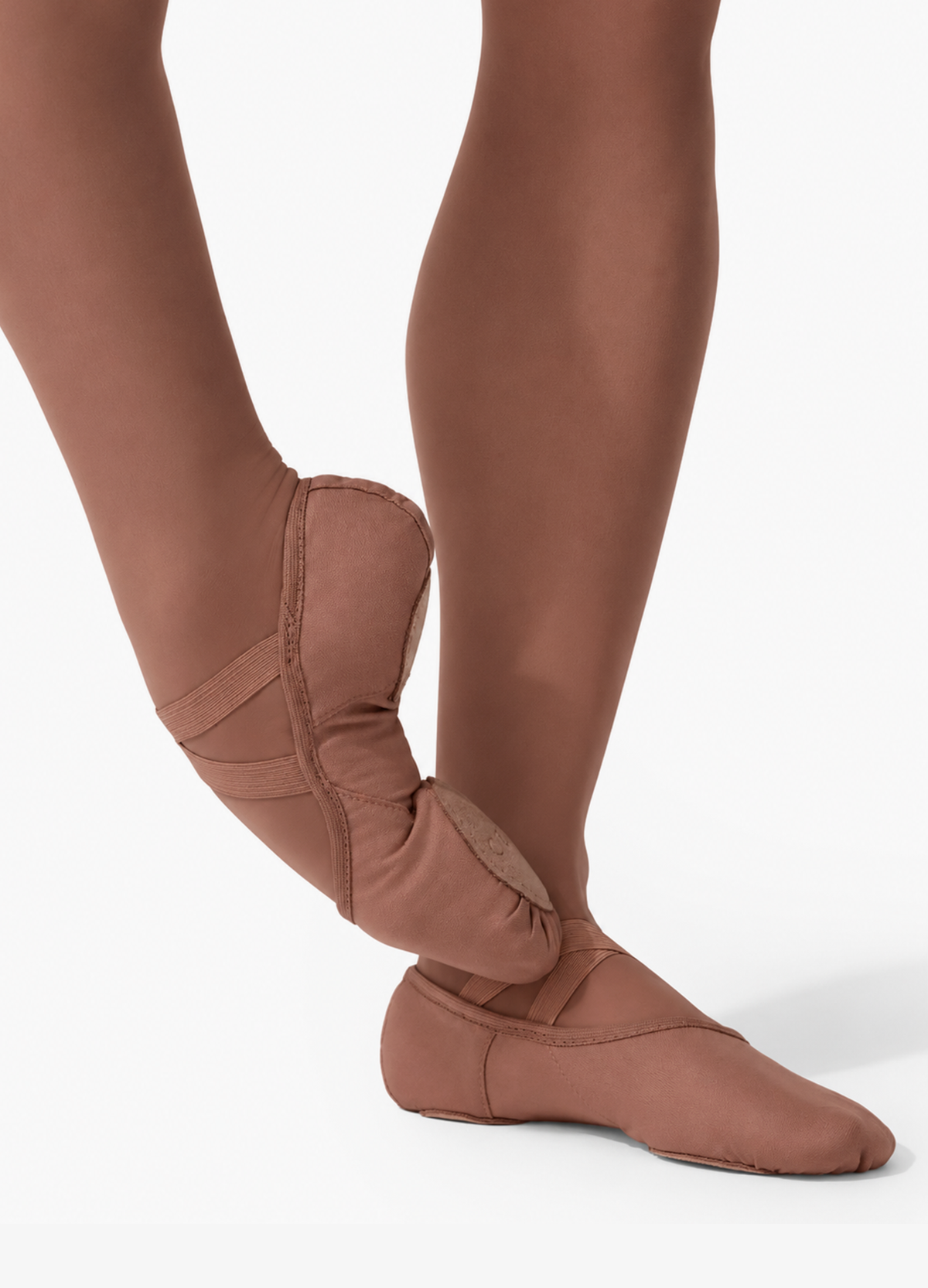Sapatilha Hanami® Canvas Mocha — Meia-Ponta Best-Seller Capezio