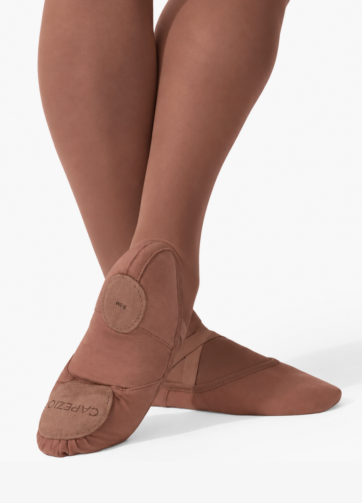 Sapatilha Hanami® Canvas Mocha — Meia-Ponta Best-Seller Capezio