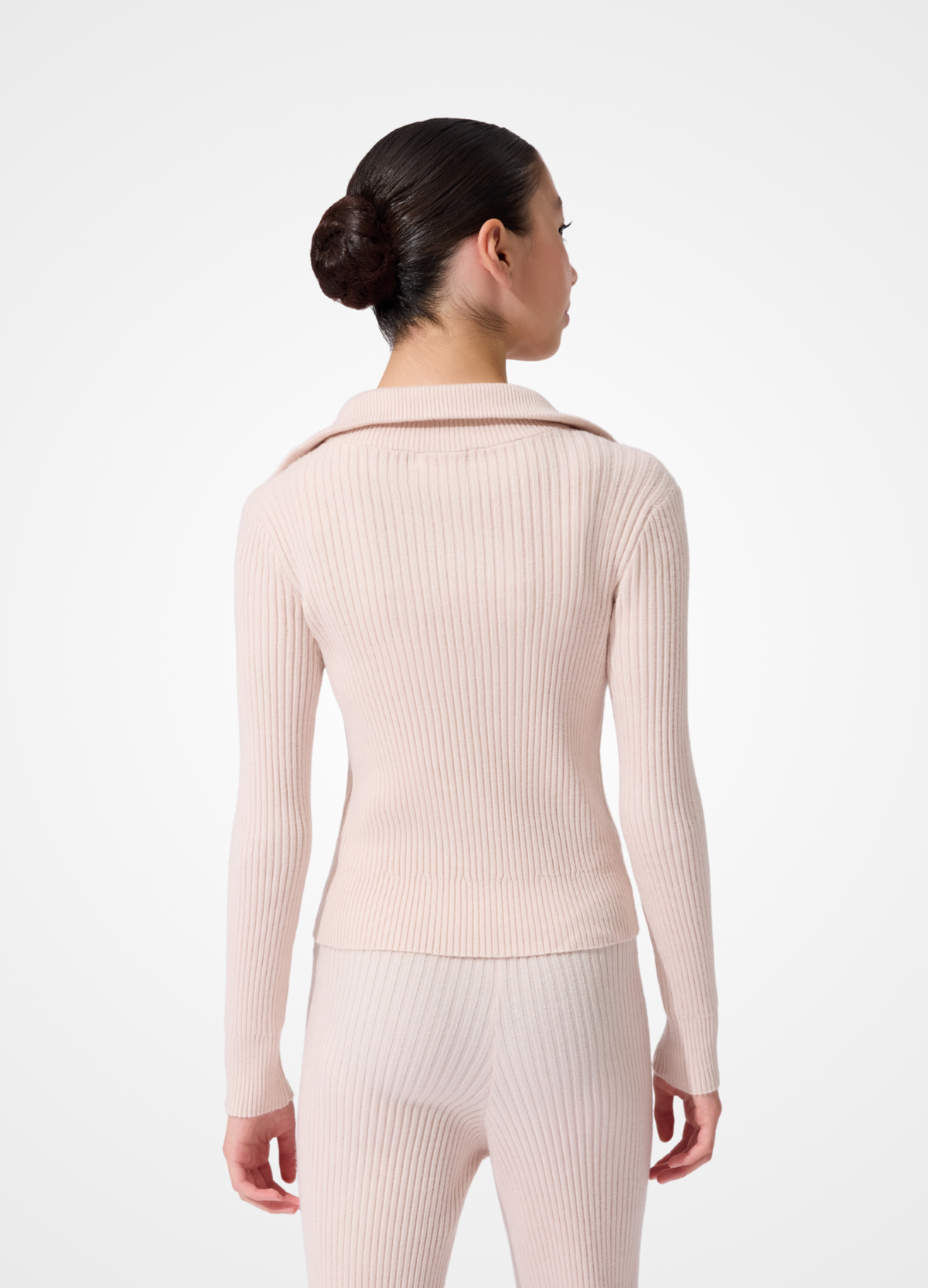 Blusa de Tricô com Zíper