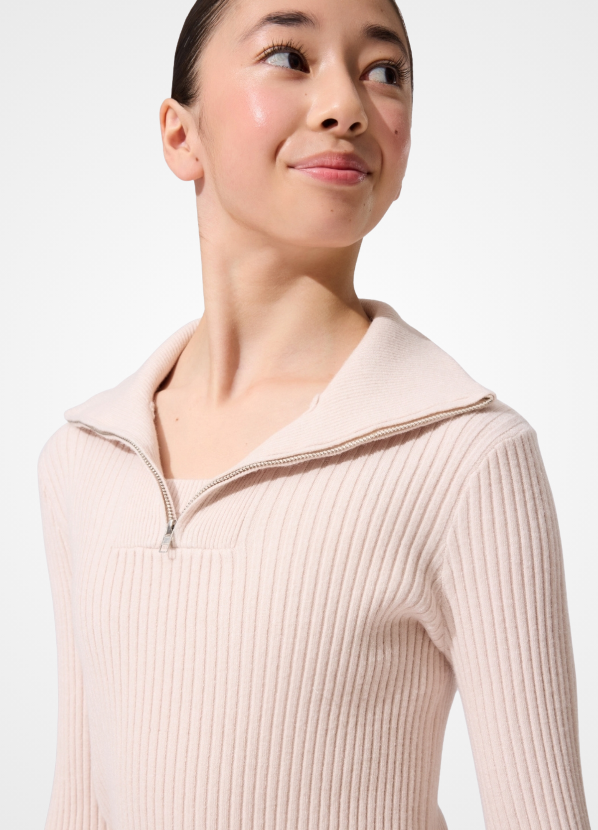 Blusa de Tricô com Zíper