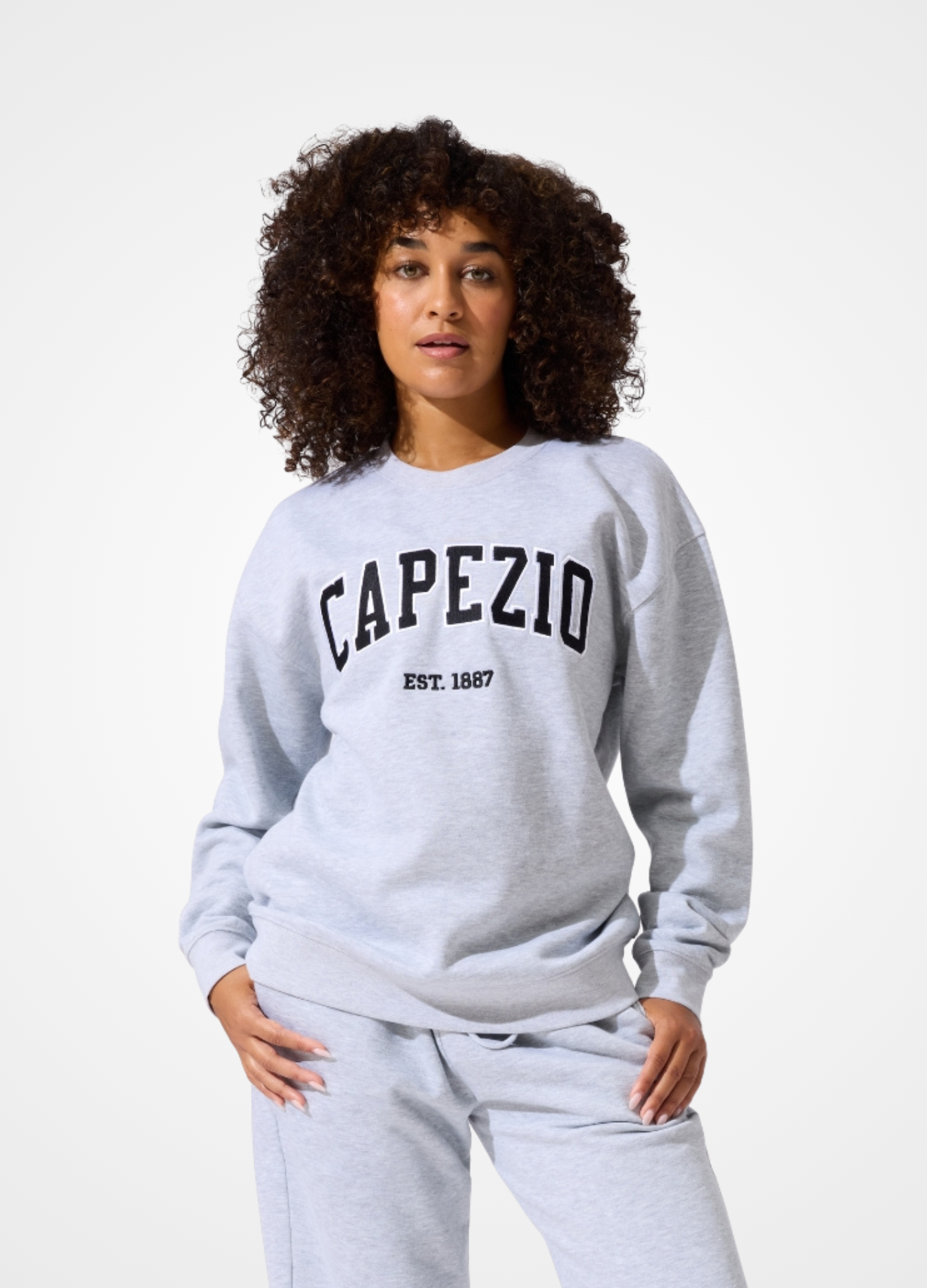 MOLETOM CAPEZIO - CINZA