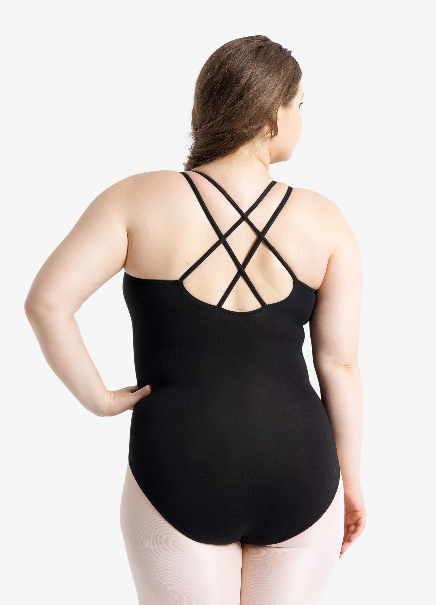 Collant Alças Duplas - Preto-Capezio-Brasil