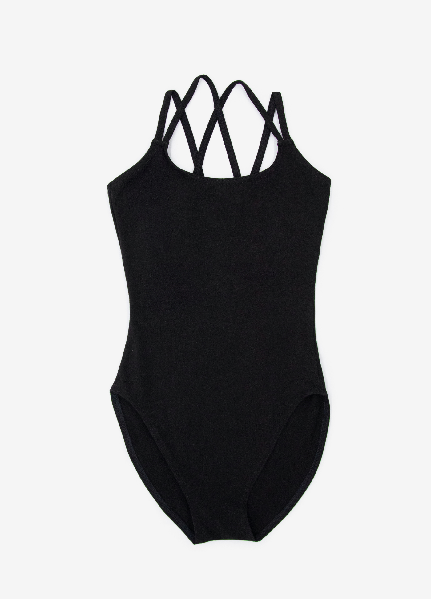 Collant Alças Duplas - Preto-Capezio-Brasil