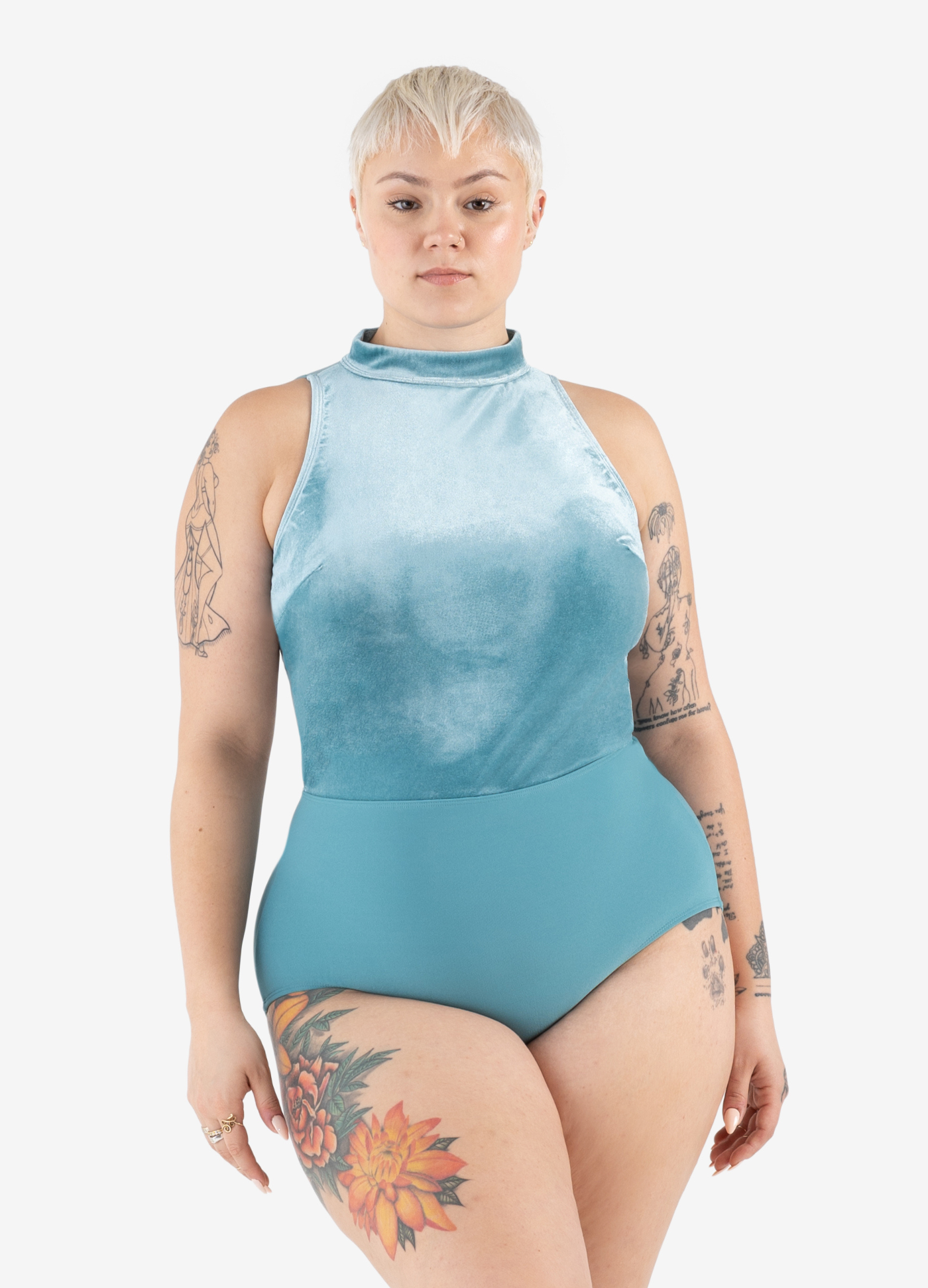 Collant Velvet Forest - Azul-Capezio-Brasil