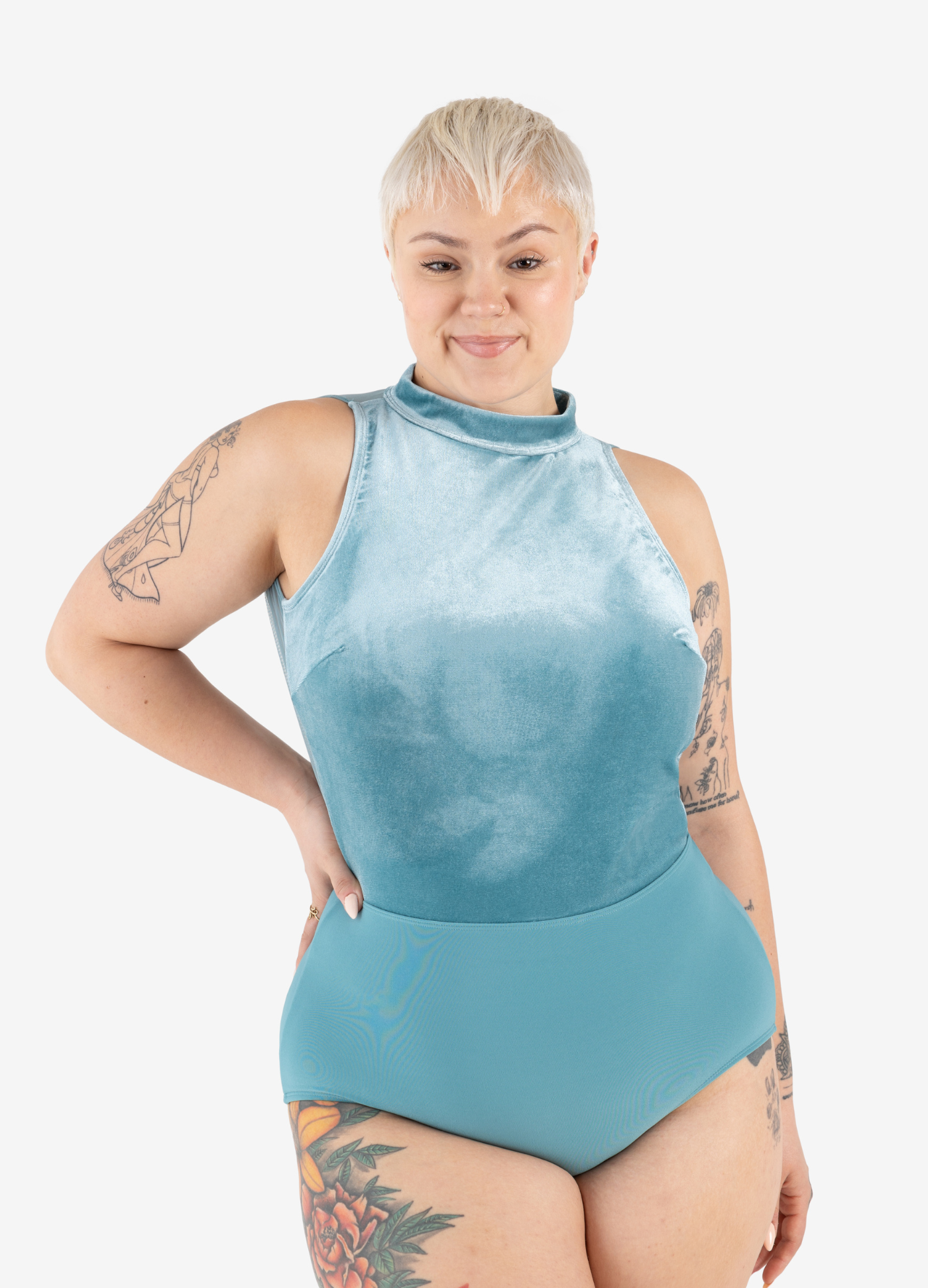 Collant Velvet Forest - Azul-Capezio-Brasil