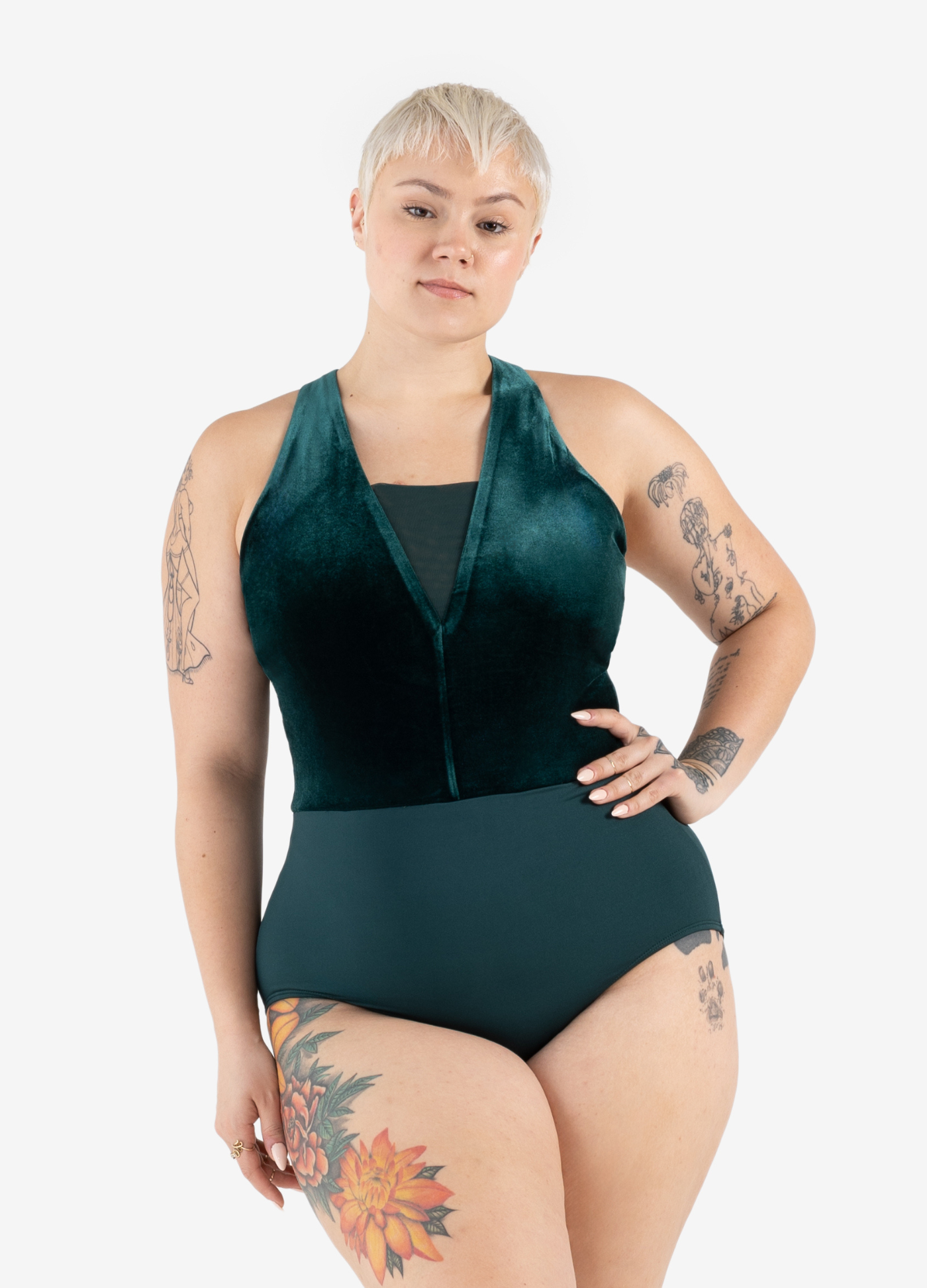 Collant Velvet Forest - Verde-Capezio-Brasil