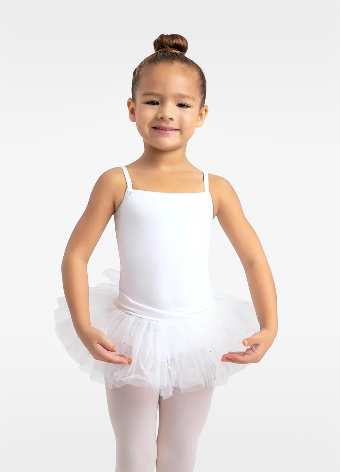 Collant com Tutu - Branco-Capezio-Brasil