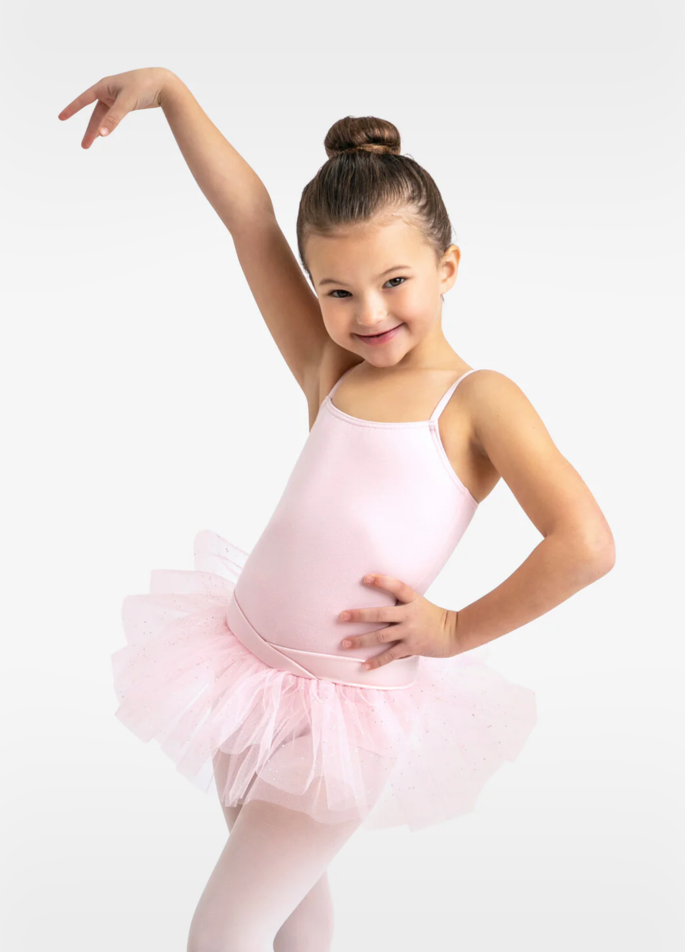 Collant com Tutu - Pink-Capezio-Brasil