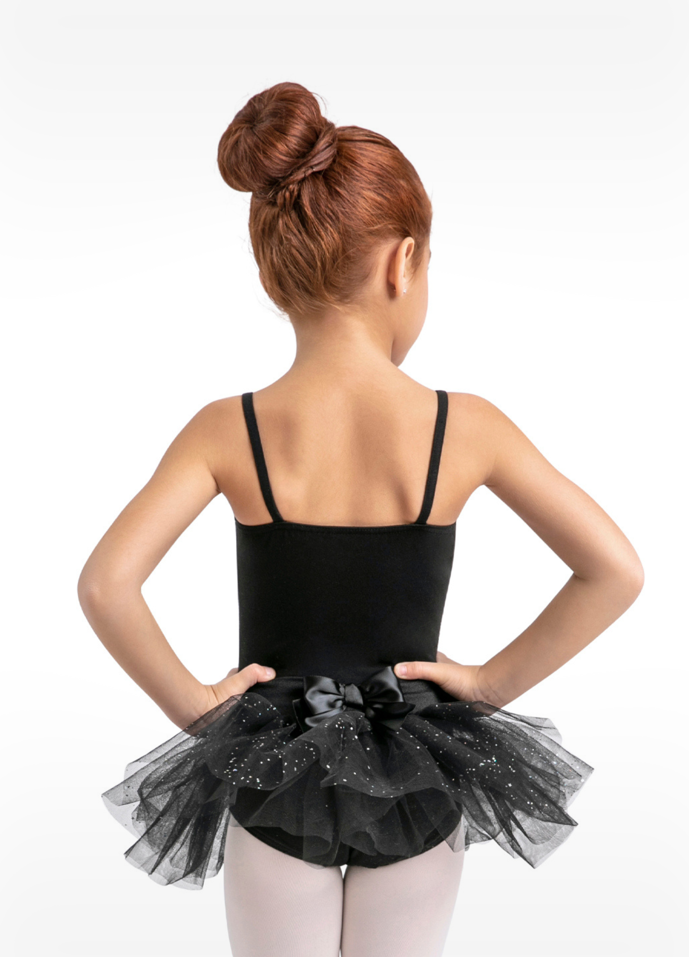 Collant com Tutu - Preto-Capezio-Brasil