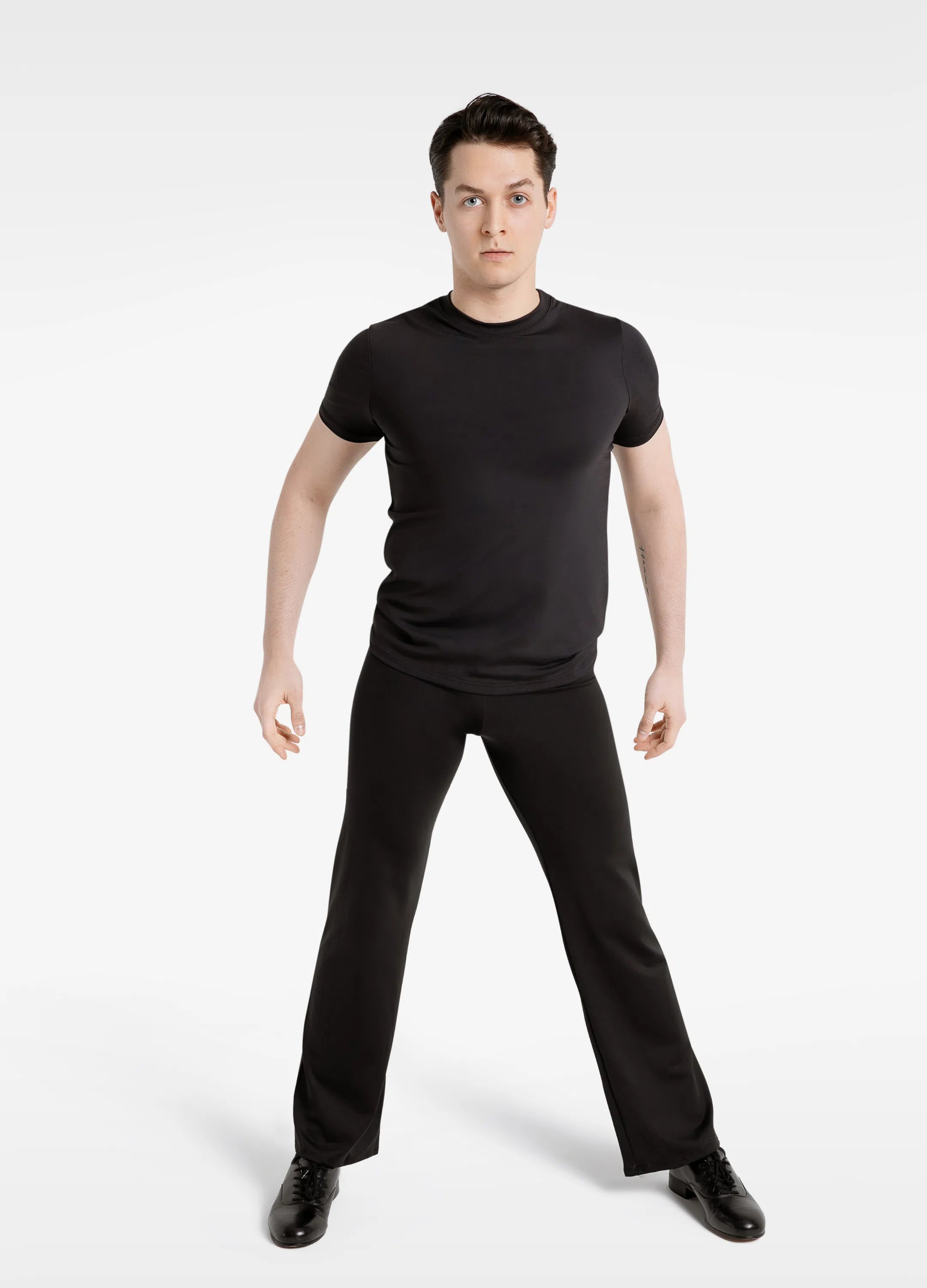 Crew Neck Tee - BLK-Capezio-Brasil