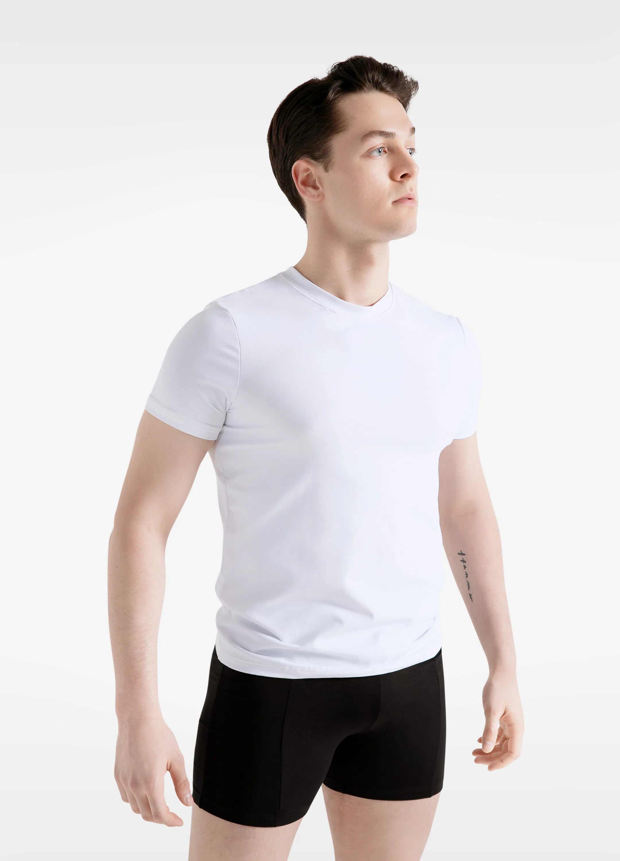 Crew Neck Tee - WHT-Capezio-Brasil