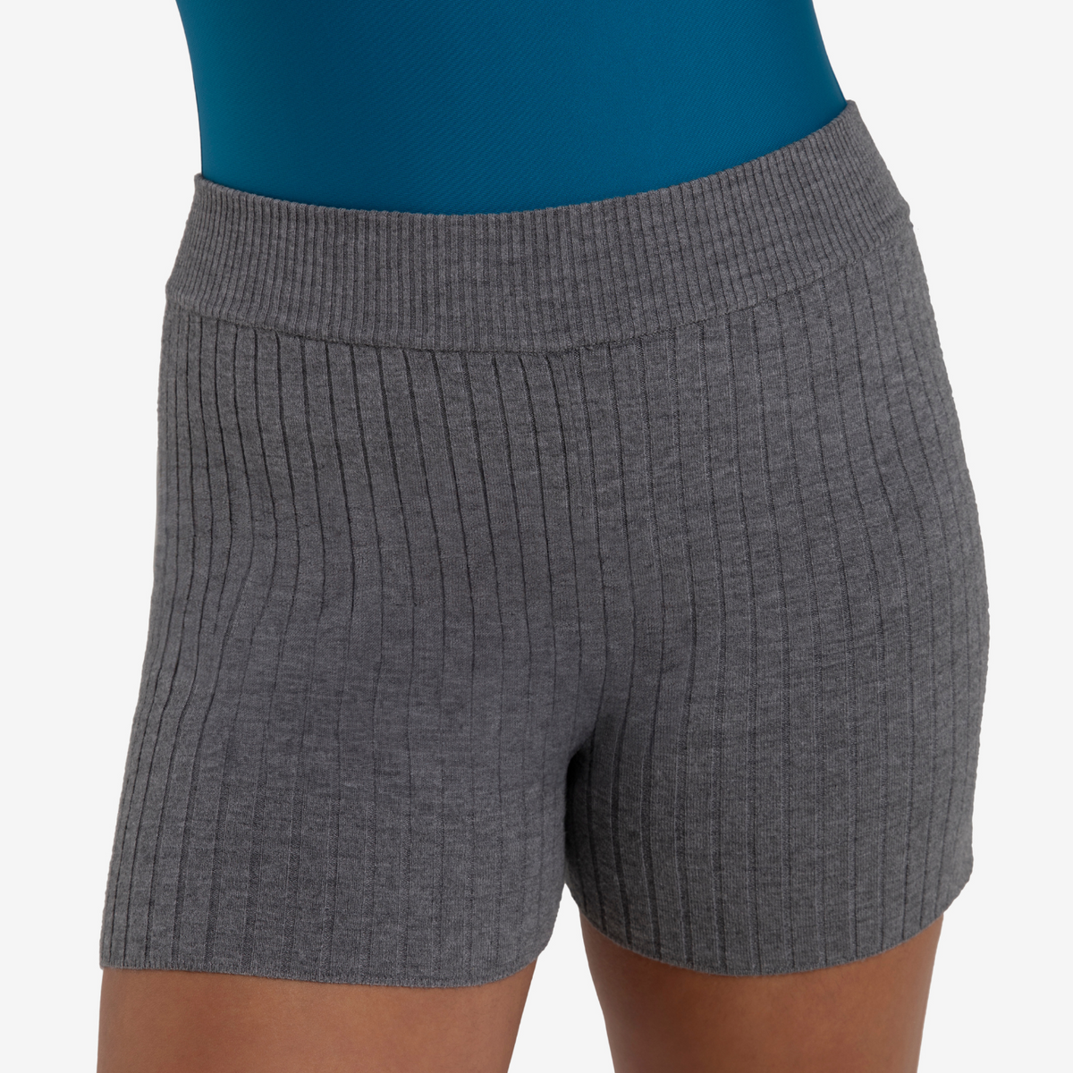 Shorts de Tricô Harmonie Cinza - Conforto e Estilo