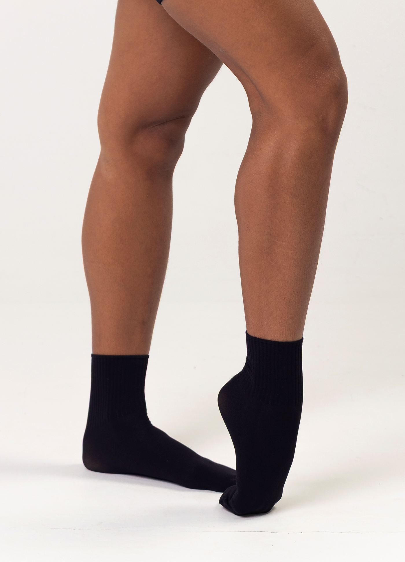 Meia Canelada - Preto-Capezio-Brasil