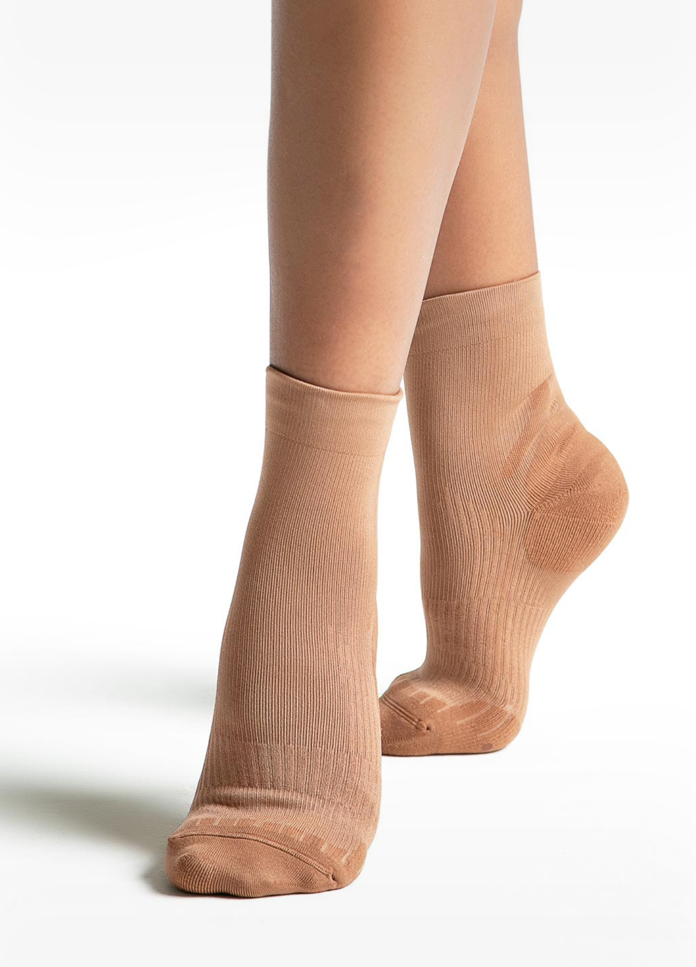 Meia Lifeknit Sox II Light Suntan - Comprimento Baixo-Capezio-Brasil