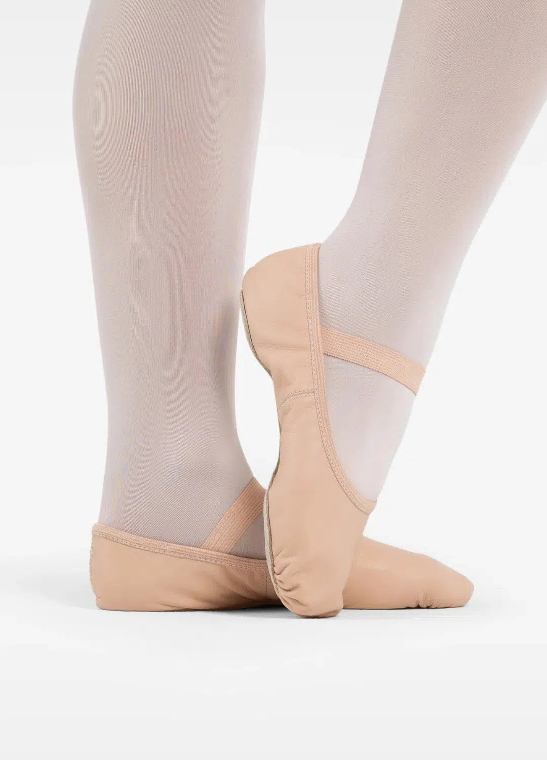 Capezio Luna Scarpe Da Ballo Donna - Ballerine In Pelle Per Danza Classica, Suola Intera, Bianco, Taglia 13.5 W
