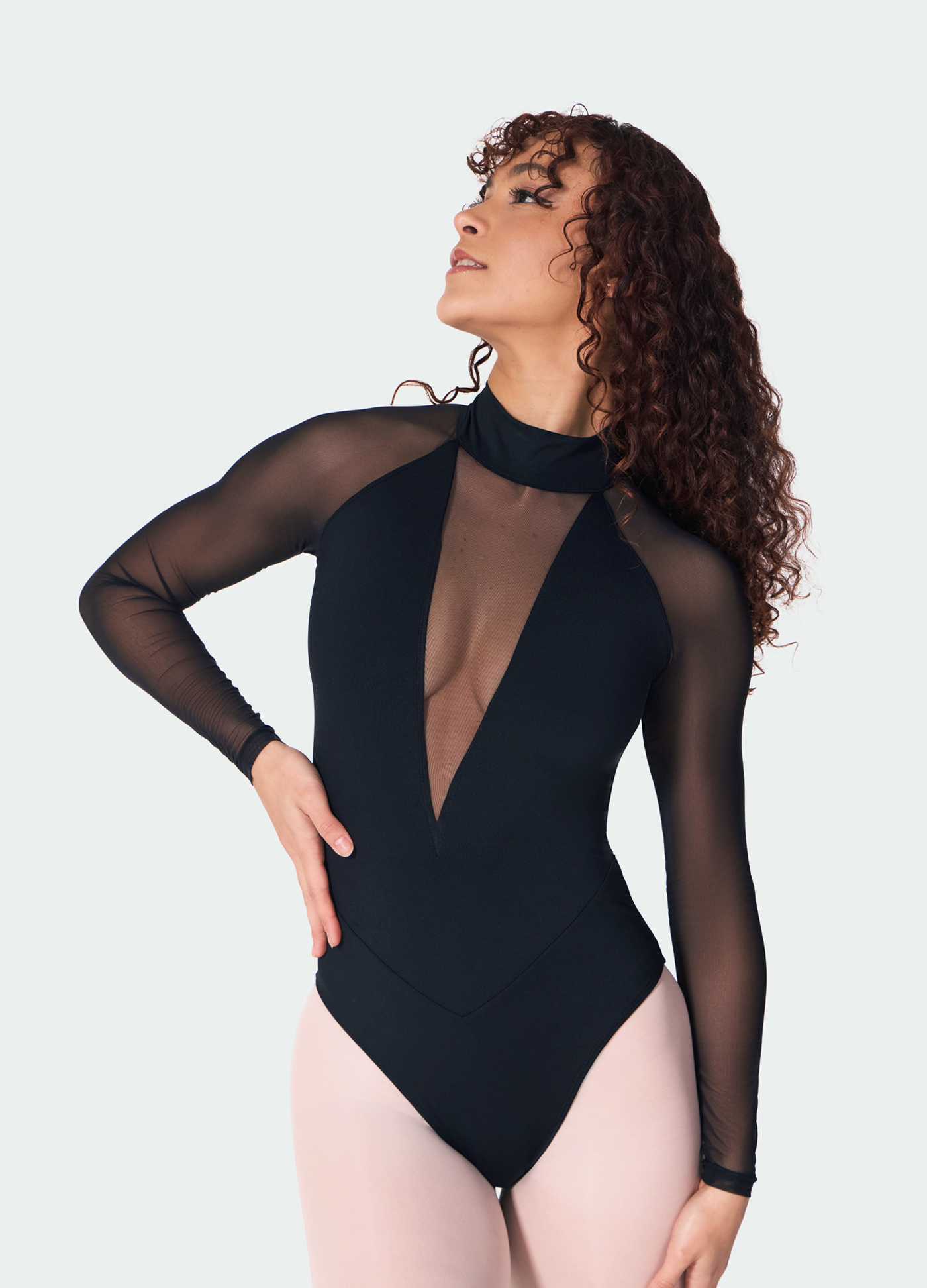 Soft Elegance - Manga Longa em Tule-Capezio-Brasil