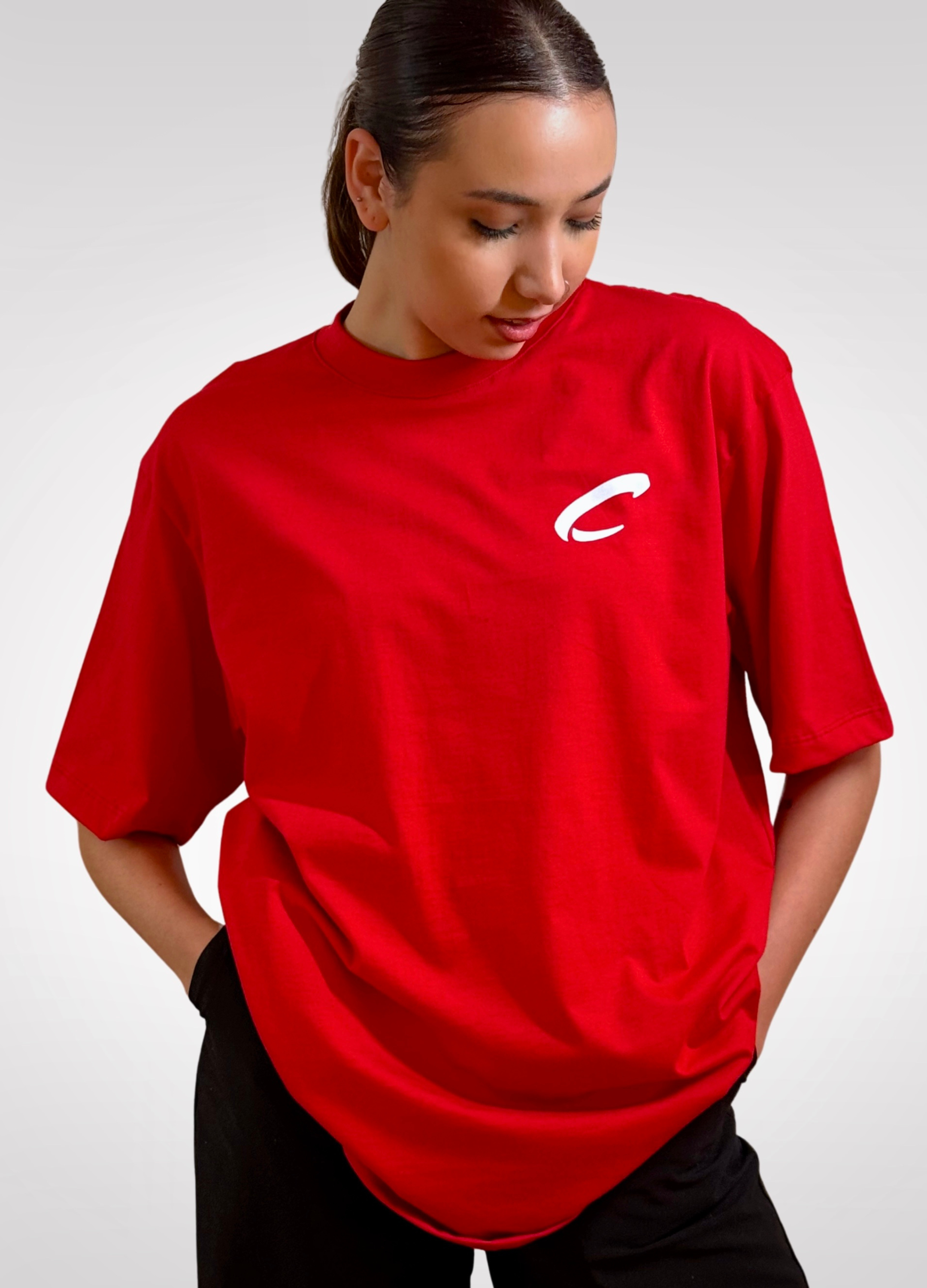 TAP CPZ - Camiseta Oversized - RED-Capezio-Brasil