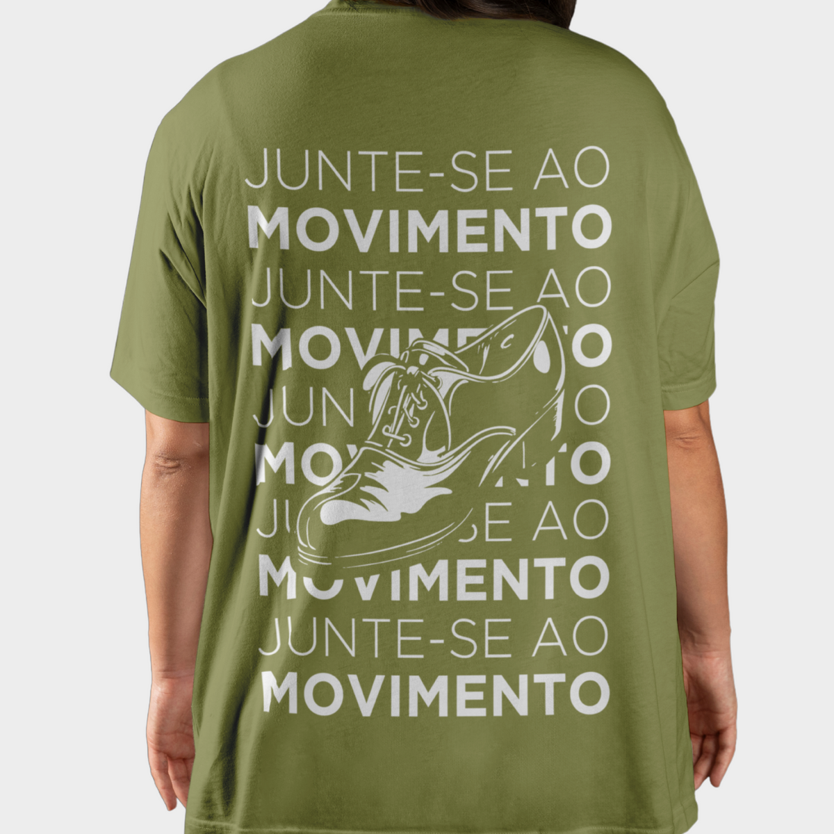 Camiseta Oversized Verde TAP CPZ | Dança e Conforto