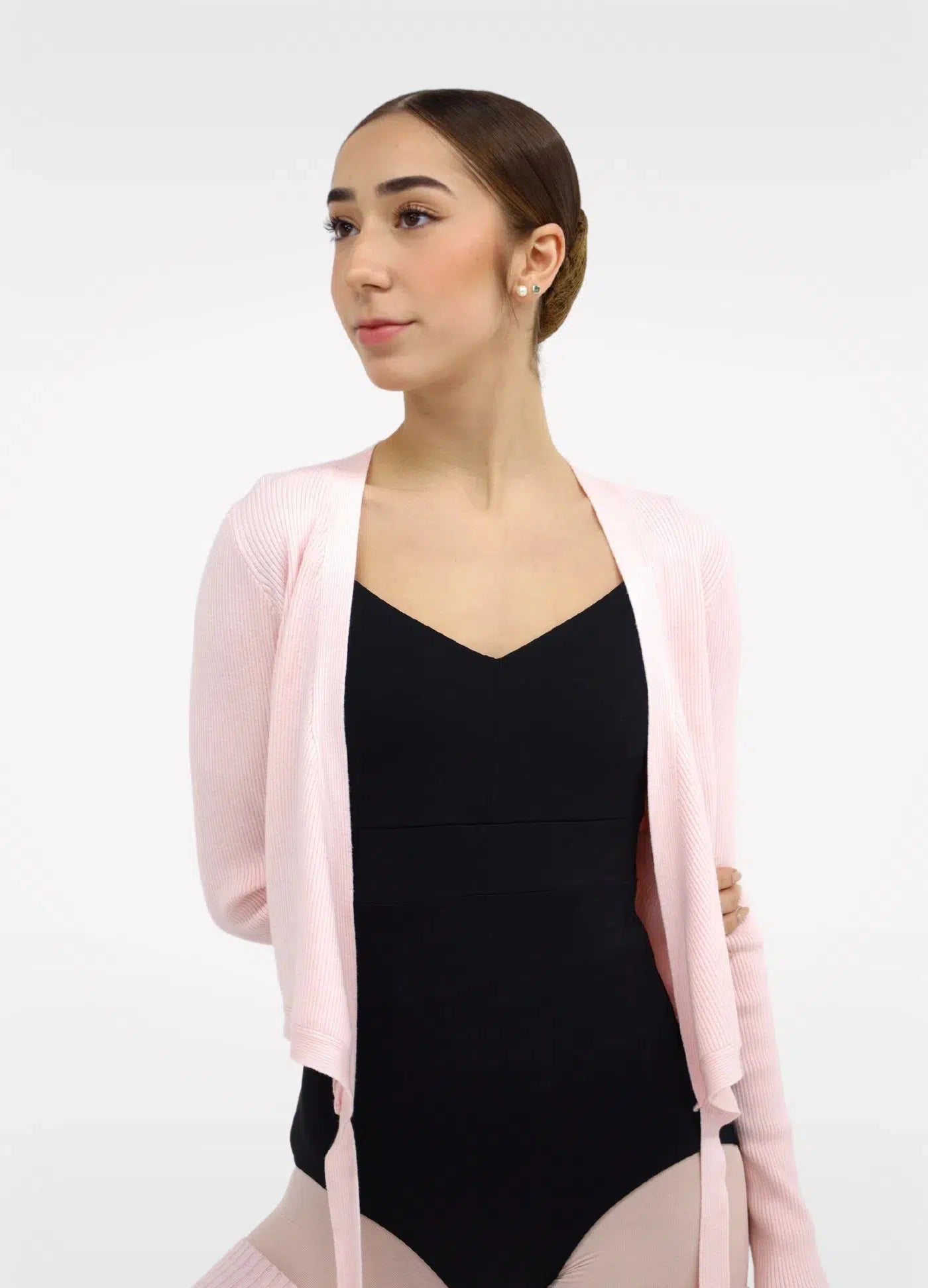 Bolero Manga Comprida com Amarração - Pink-Capezio Brazil-Capezio Brazil