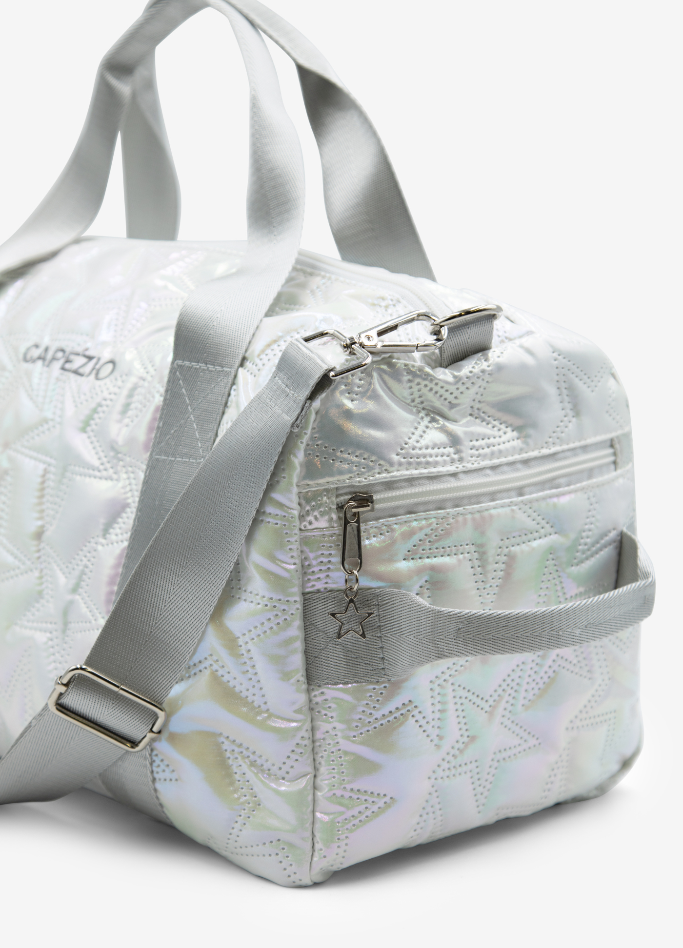 BOLSA METALLIC STAR - Prata-Acessórios-FORVM COMERCIO EXTERIOR LTDA EPP-Capezio Brazil