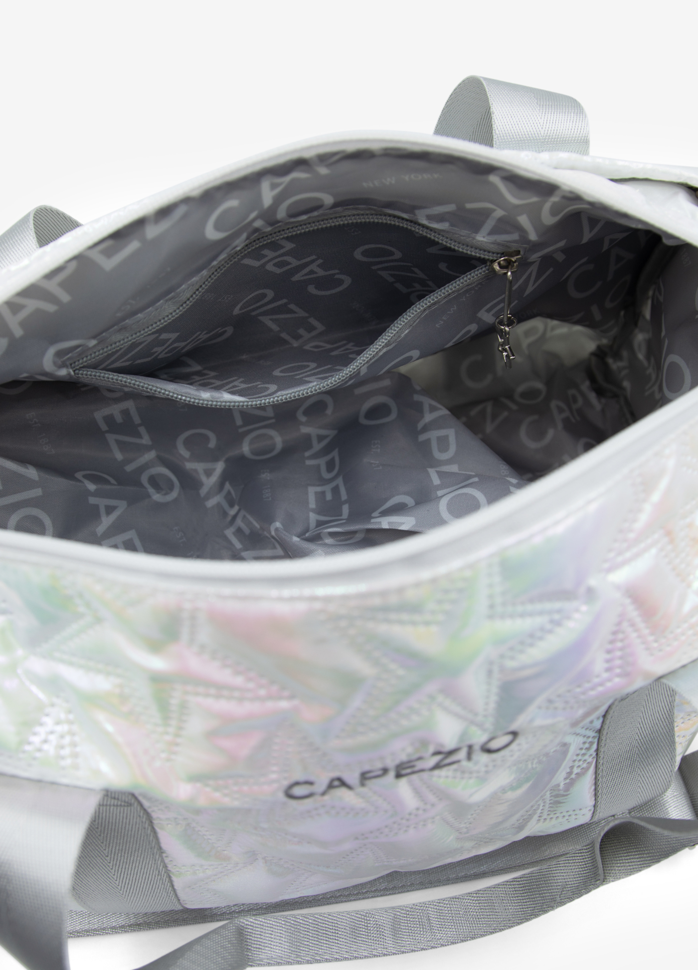BOLSA METALLIC STAR - Prata-Acessórios-FORVM COMERCIO EXTERIOR LTDA EPP-Capezio Brazil