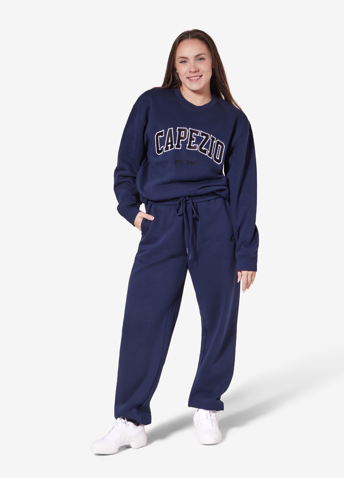 Calça Moletom Capezio - Azul-FORVM COMERCIO EXTERIOR LTDA EPP-Capezio Brazil