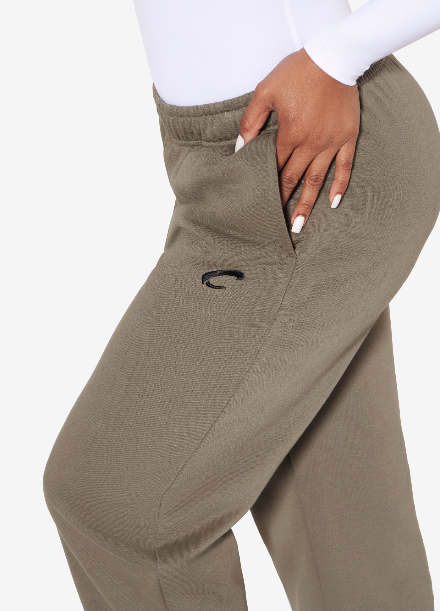 Calça Moletom Capezio - Oliva-Calça-FORVM COMERCIO EXTERIOR LTDA EPP-Capezio Brazil