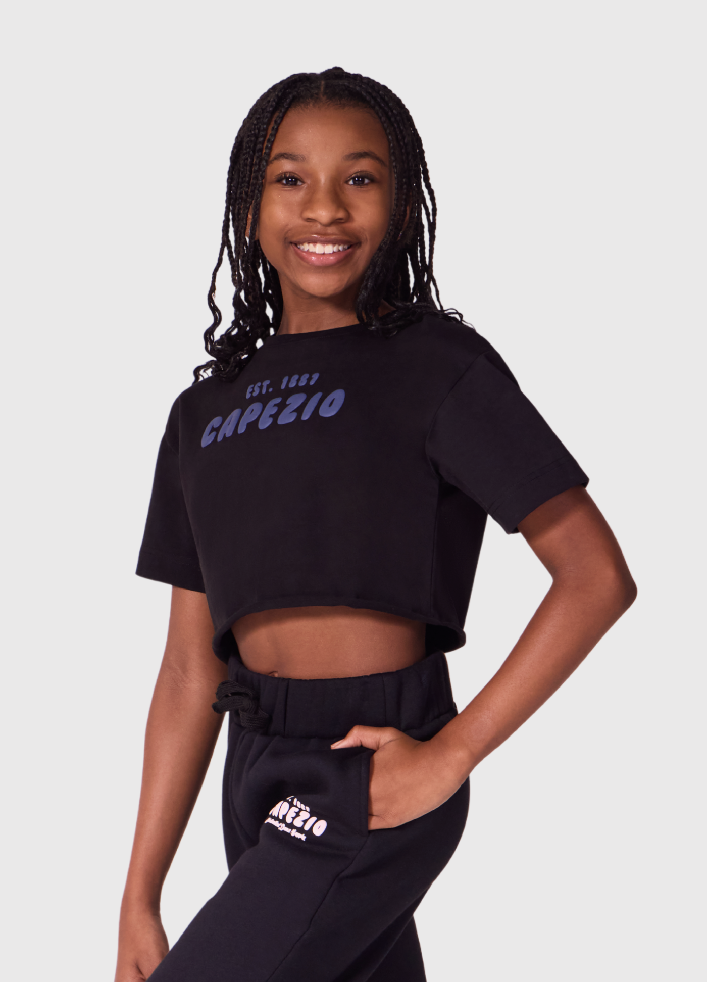 CROPPED BOX TEE INFANTO-JUVENIL-FORVM COMERCIO EXTERIOR LTDA EPP-Capezio Brazil