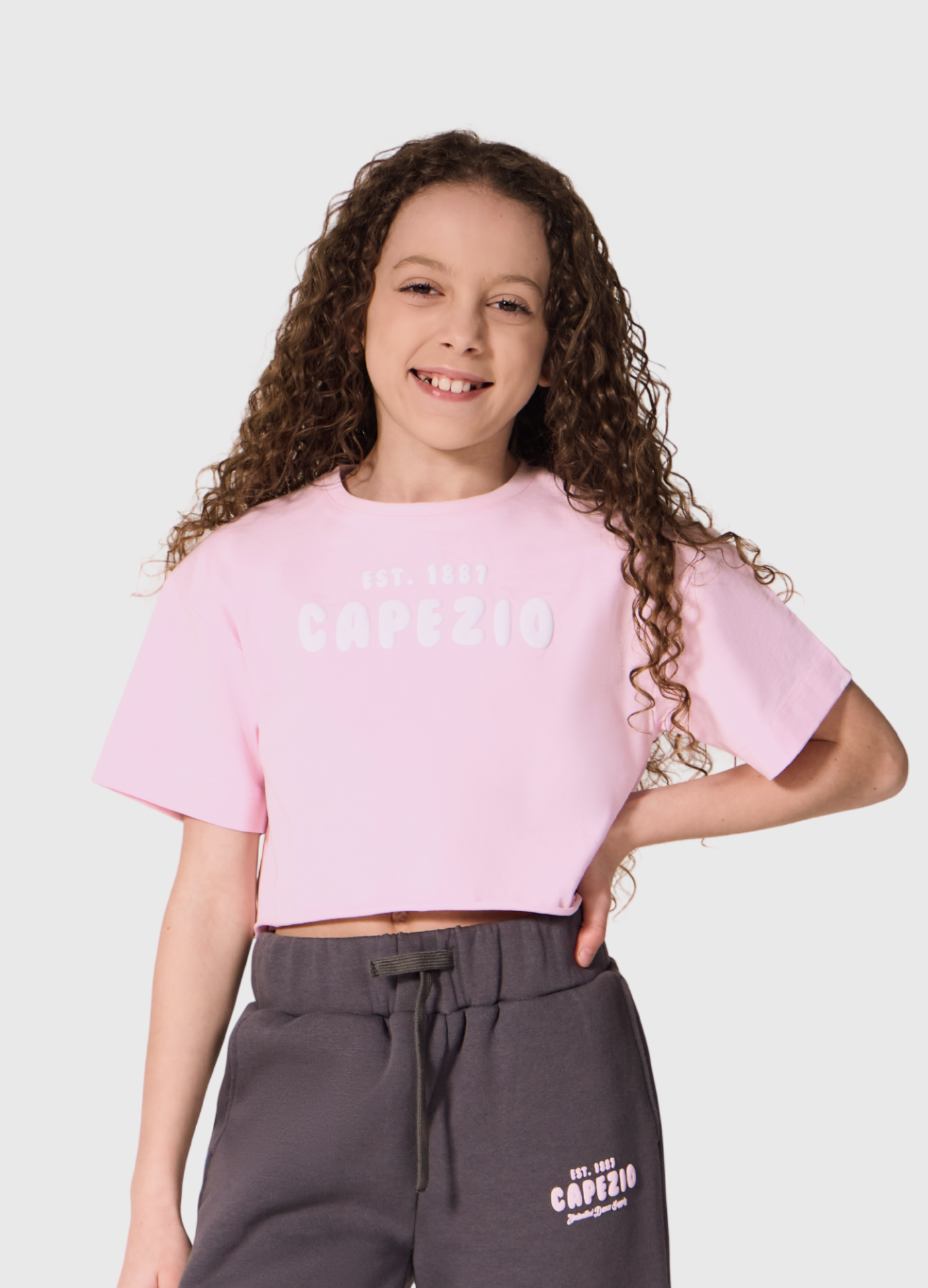 CROPPED BOX TEE INFANTO-JUVENIL-FORVM COMERCIO EXTERIOR LTDA EPP-Capezio Brazil