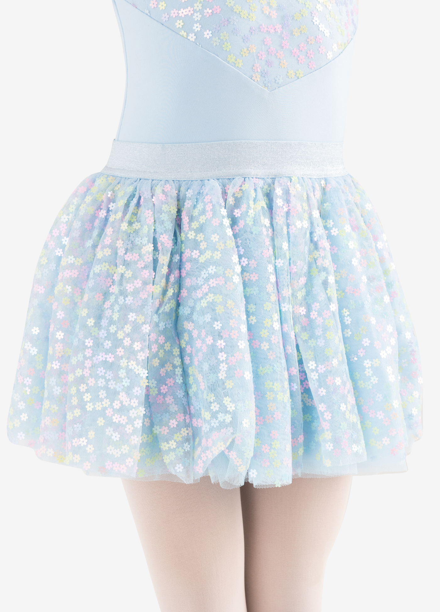 Glimmer Tutu Skirt - Azul-FORVM COMERCIO EXTERIOR LTDA EPP-LIGHT BLUE-S-Capezio Brazil